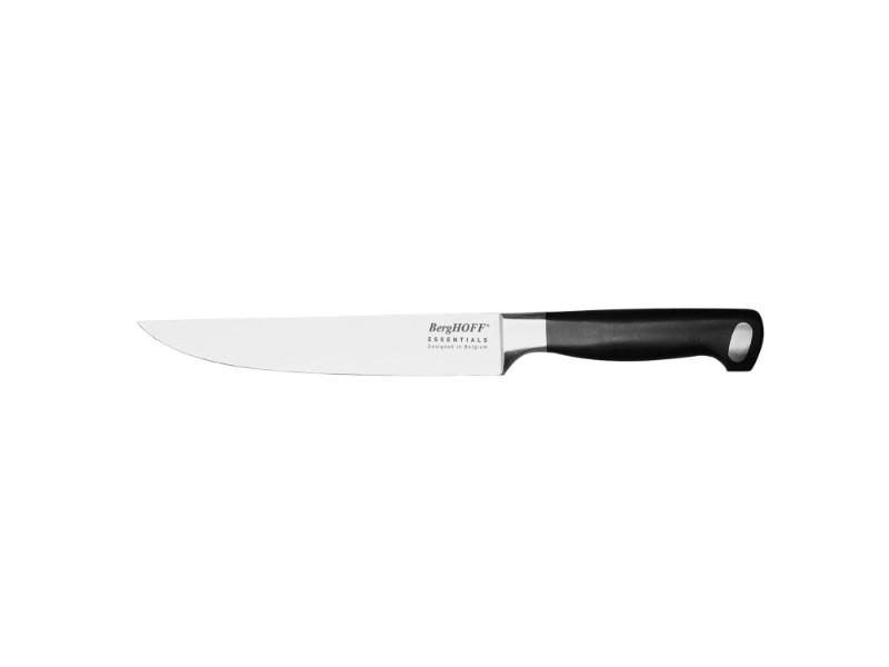 BergHOFF Gourmet 6-Inch Stainless Steel Utility Knife - Professional Kitchen Knife for Slicing, Chopping & Peeling Fruits Vegetables Meat - Perfect for Home Chefs & Cooking Enthusiasts