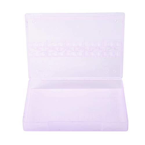 14 Grids Nail Drill Bits Storage Box - Professional Organizer Case for Nail Art Equipment & Manicure Tools (Purple) | Perfect for Salon, Home Use & Travel Nail Care