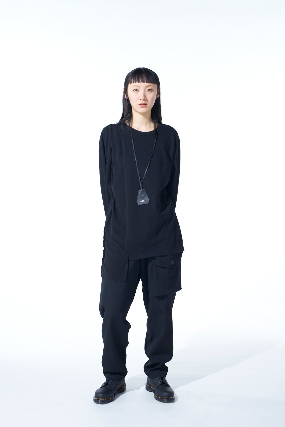 Stylish Cotton Jersey & Crepe de Chine Asymmetrical Long Sleeve T-Shirt - Perfect for Casual Wear, Office Outfits & Evening Events
