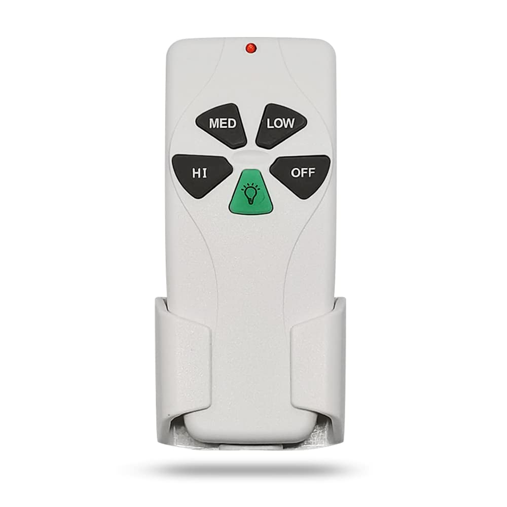 Harbor Breeze Hampton Bay Hunter Ceiling Fan Remote Control Replacement - FAN-53T, 2AAZPFAN53T, FAN-11T, L3HFAN35T1 - Compatible with Multiple Models - Perfect for Bedroom, Living Room & Outdoor Spaces