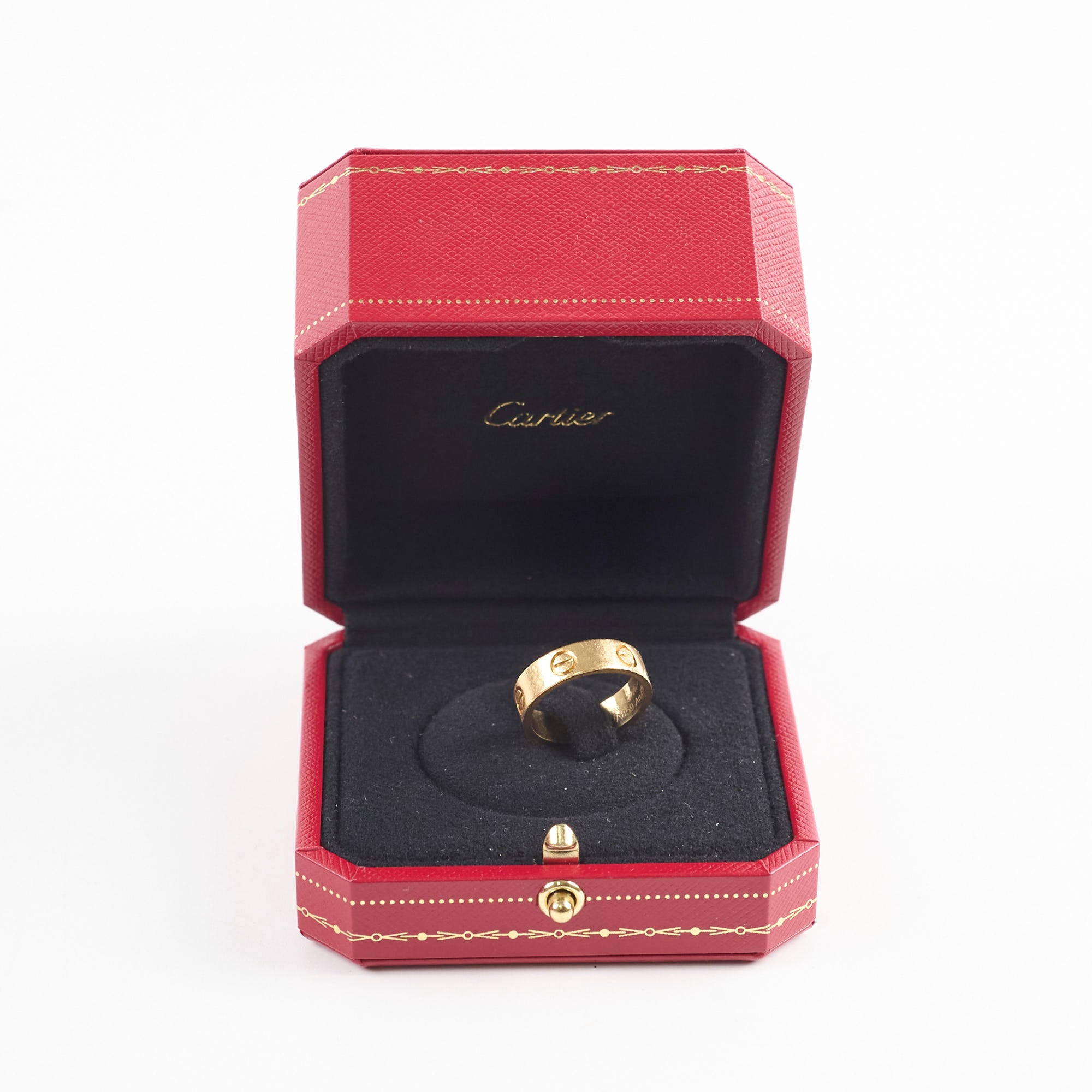 Cartier Love Ring Classic Model 18K Yellow Gold Size 54 - Luxury Wedding Band for Men & Women, Perfect for Engagements, Anniversaries and Special Occasions