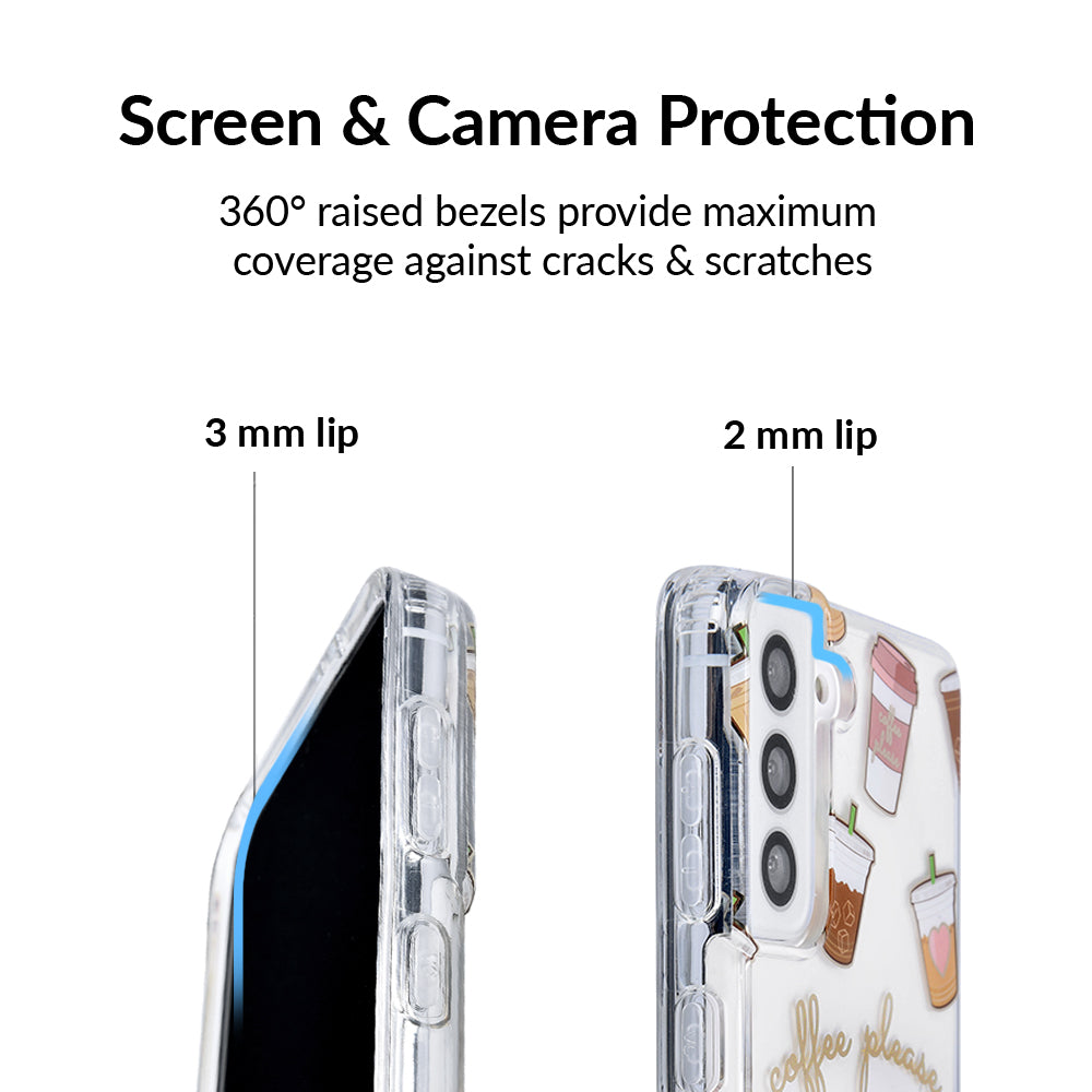 Premium Clear Samsung Galaxy Phone Case - Shatterproof & Scratch-Resistant Protective Cover for Everyday Use at Home, Work & Travel