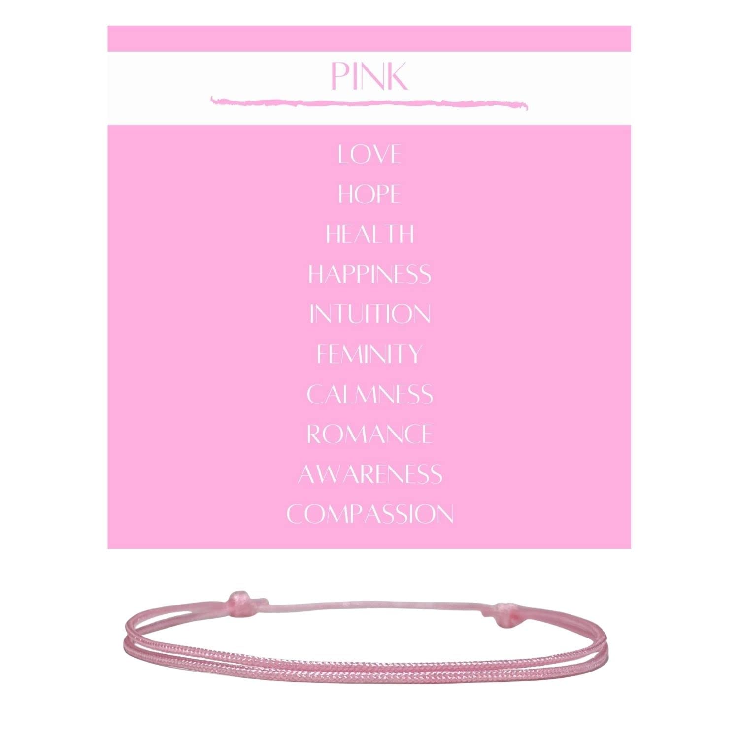 **Pink Ribbon Awareness Bracelet for Men & Women - Adjustable Waterproof Nylon Cord Surfer Bracelet - Unisex Fundraising Jewelry for Cancer Support - Perfect for Surfing, Hiking & Everyday Wear**