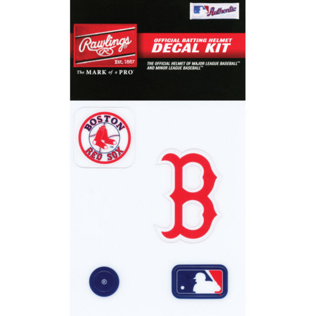 Rawlings MLB Decal Kit - Official Baseball Team Stickers for Helmets, Bats & Locker Decor | Perfect for Fans, Players & Collectors