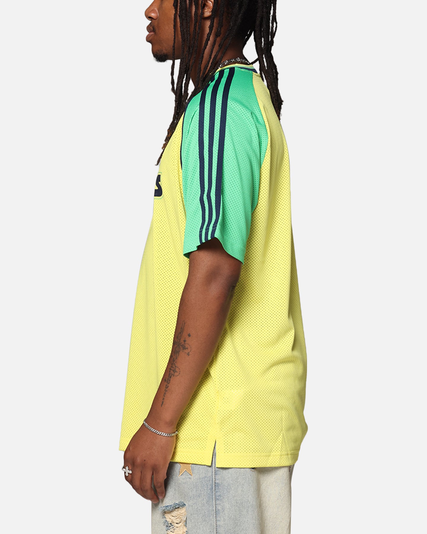 Adidas Originals Men's Jersey T-Shirt - Yellow Retro Style Cotton Tee for Casual Wear & Street Fashion