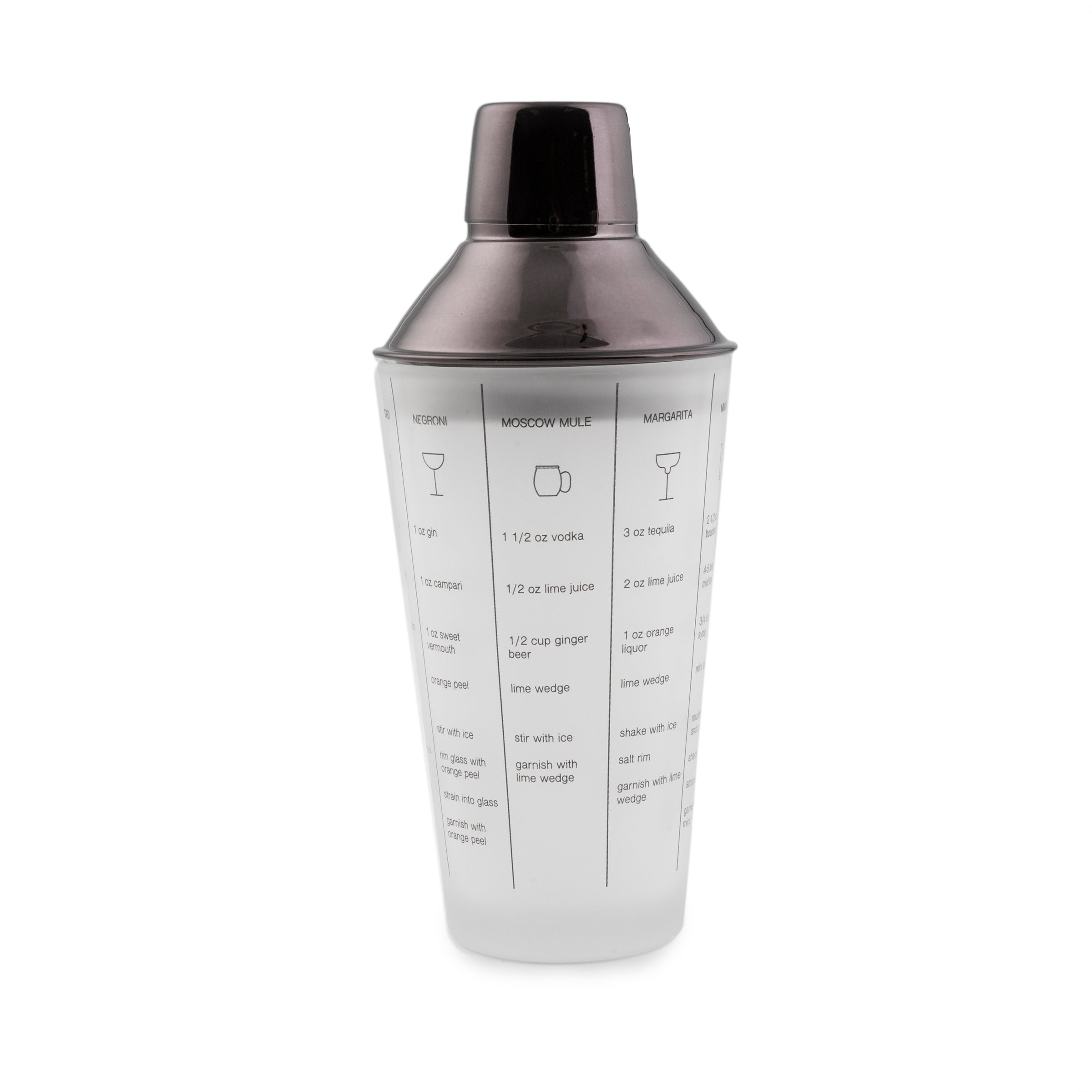Professional 5-Piece Black Mixology Cocktail Shaker Set - Bar Tools for Home Bartenders & Cocktail Enthusiasts - Perfect for Parties, Home Bars & Mixing Classic Drinks