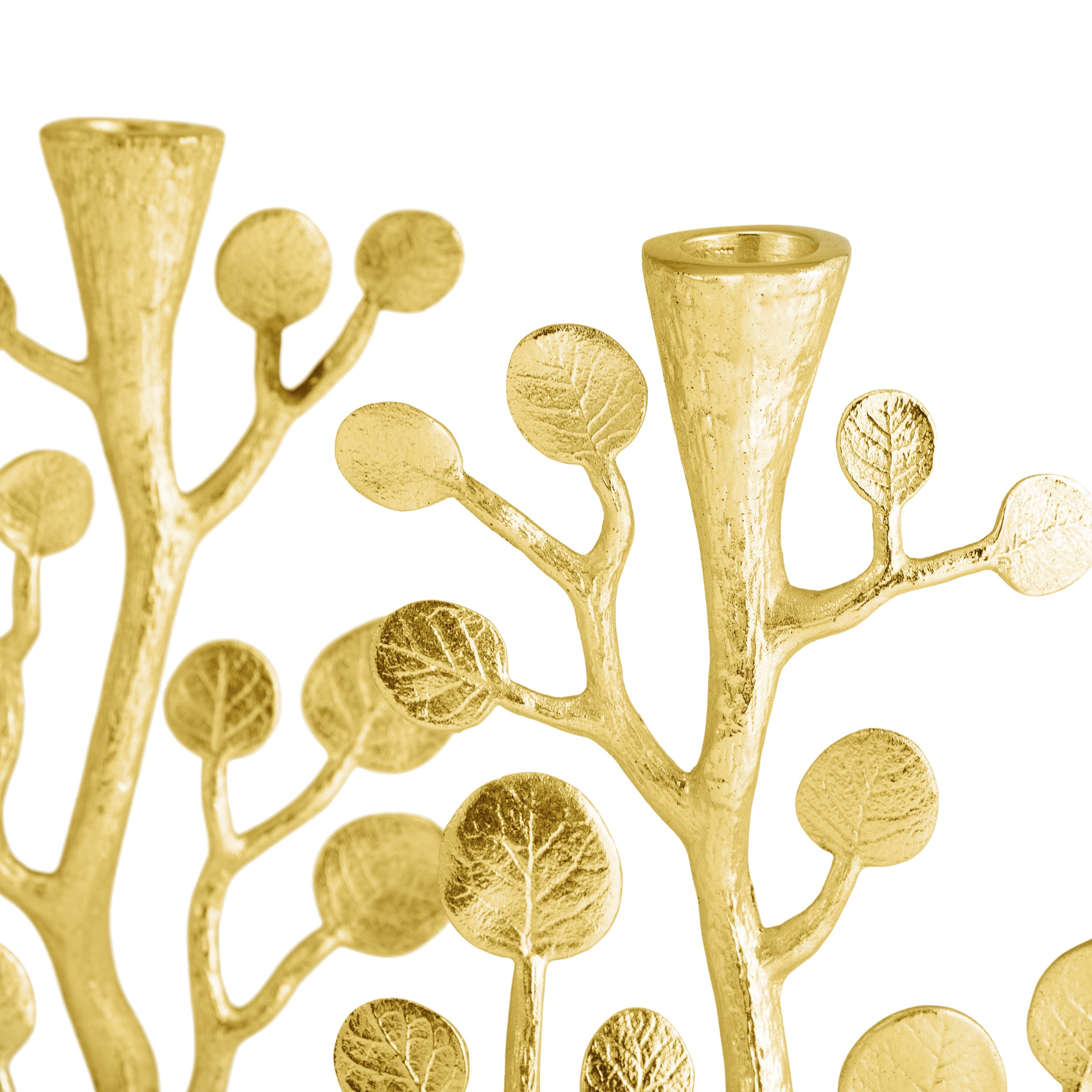 Elegant Botanical Leaf Candle Holders - Natural Home Decor for Wedding Centerpieces & Romantic Dinner Ambiance