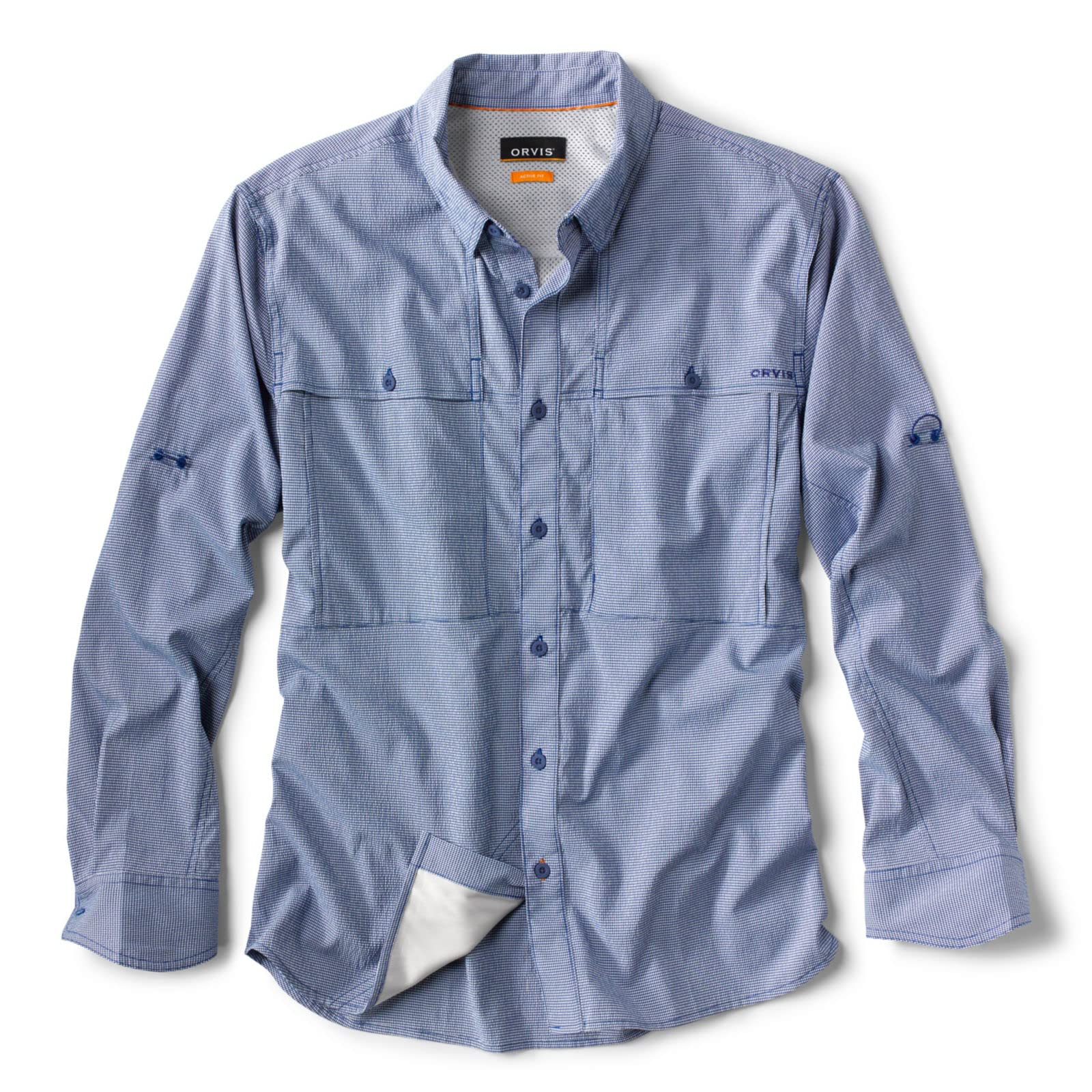 Orvis Long-Sleeve Open Air Caster Shirt for Tall Men - Lightweight Fishing & Outdoor Performance Shirt for Hiking, Camping and Fly Fishing
