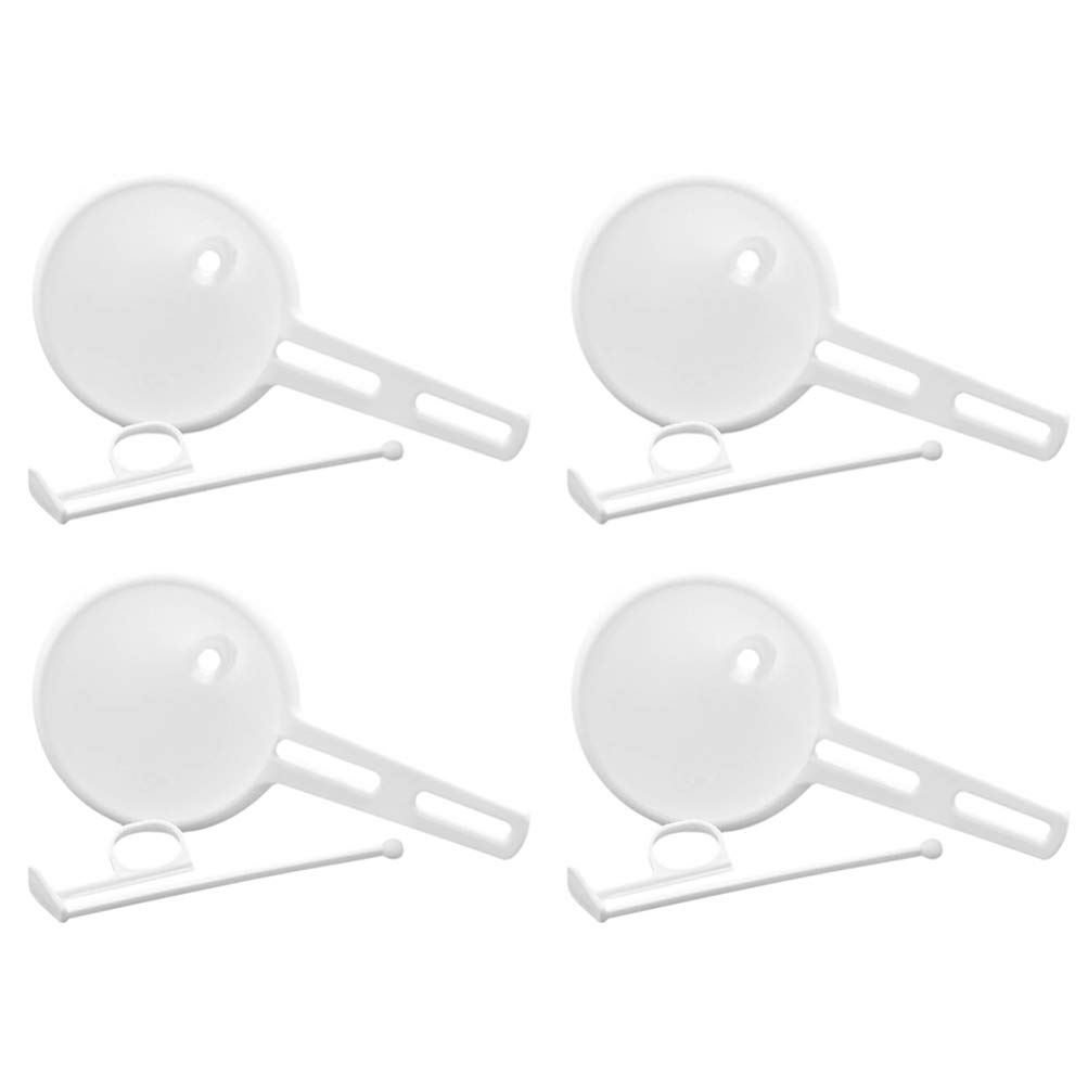 4-Pack Chocolate Funnel Set for Baking - Cream Icing, Powder & Liquid Pouring Funnel - Essential Kitchen Gadget for Dessert Decorating, Candy Making & Cake Decorating - Perfect for Home Bakers & Professional Chefs