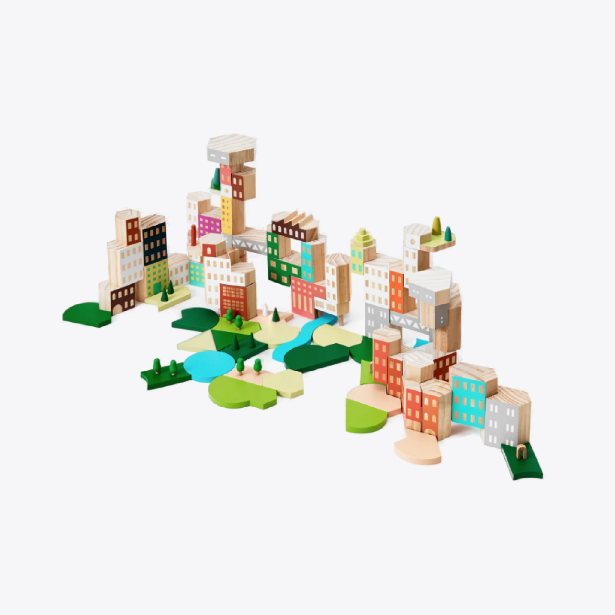 Blockitecture Big City Building Blocks Set - Creative Construction Toy for Kids & Adults | STEM Learning, Architecture Play, Gift Idea for Builders