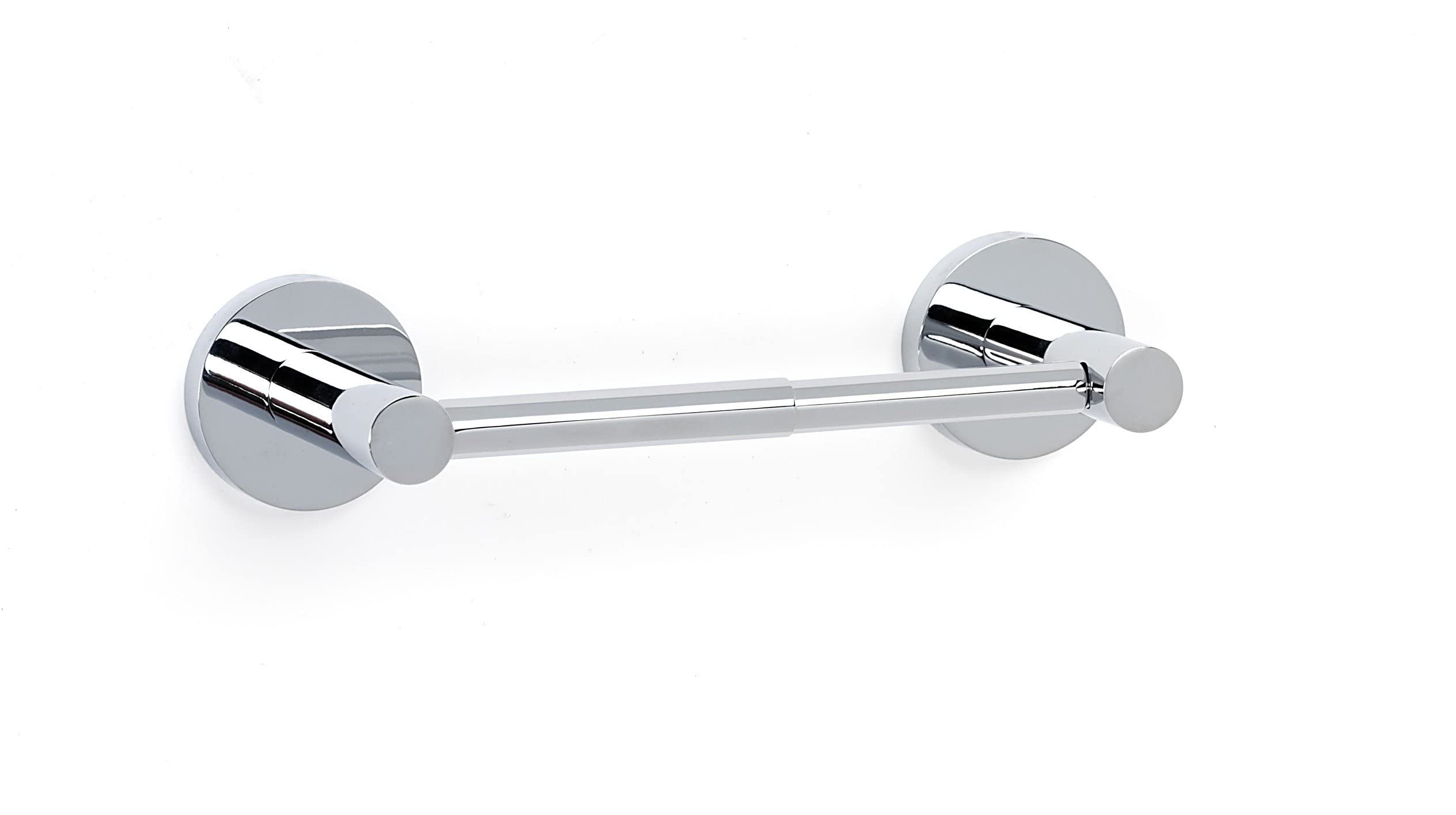 Alno A8360-MB Contemporary Double Post Toilet Paper Holder - Modern Bathroom Tissue Dispenser for Home & Office Use
