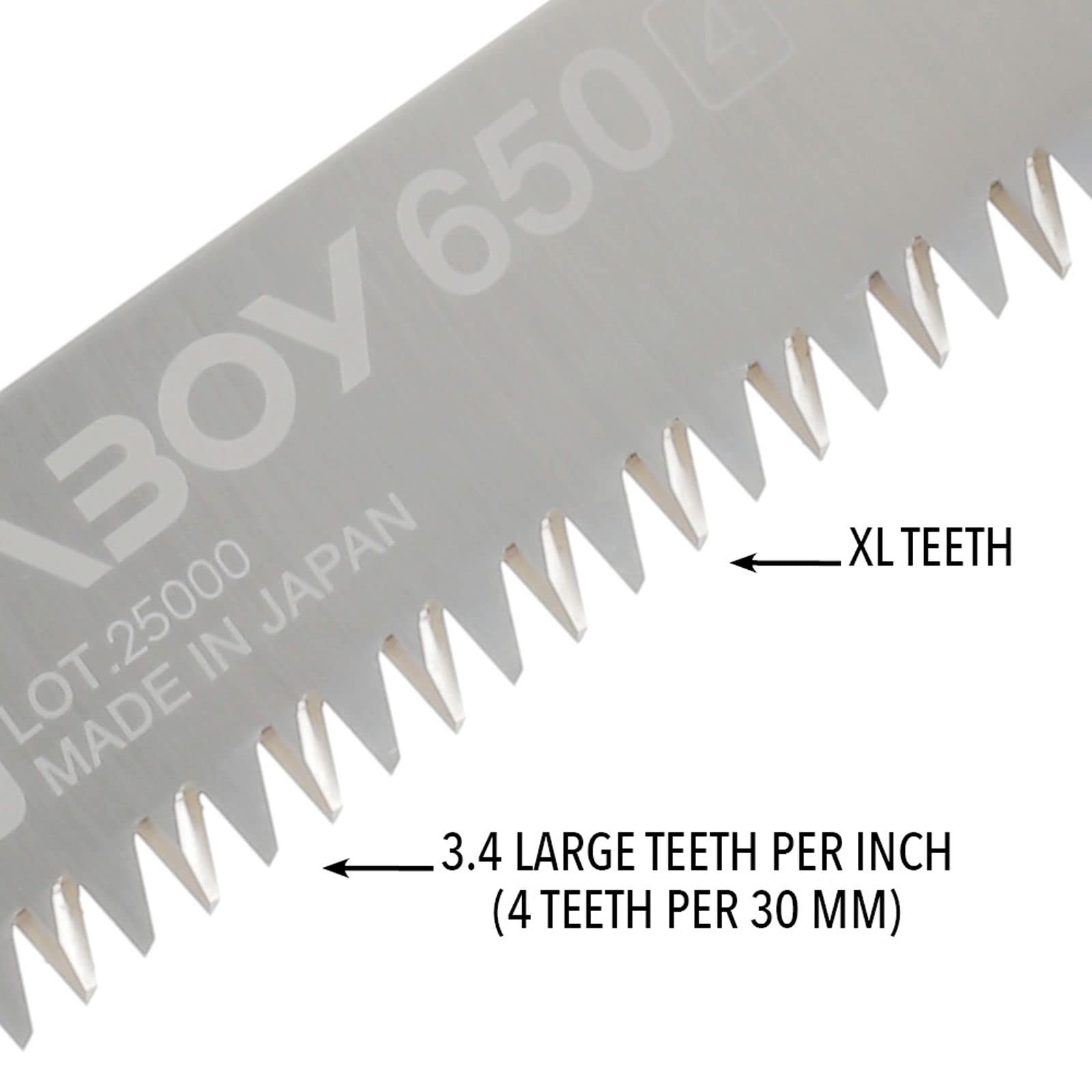 KATANABOY 650mm XL Teeth Replacement Blade (711-65) - High-Quality Silky Saw Blade for Woodworking & Outdoor Cutting