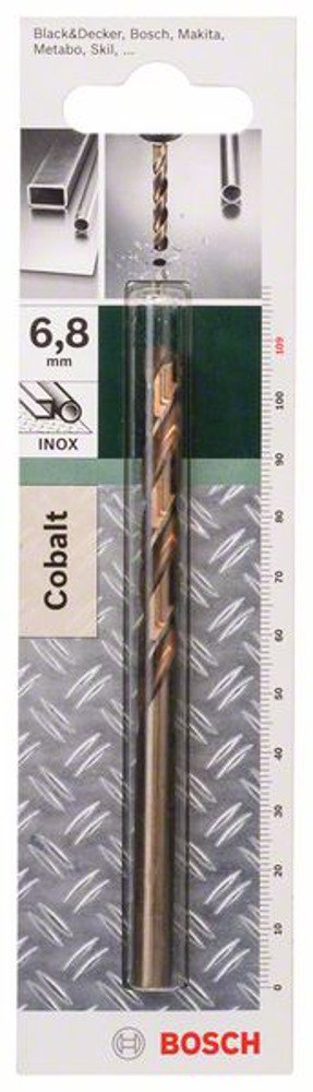 Bosch HSS-Co Metal Drill Bit 6.8 x 69 x 109 mm - High Precision DIY Tool for Metalworking and Home Projects