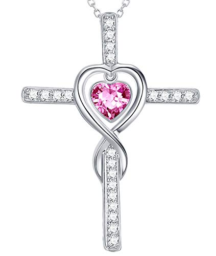 07. October Birthstone Pink Tourmaline Necklace