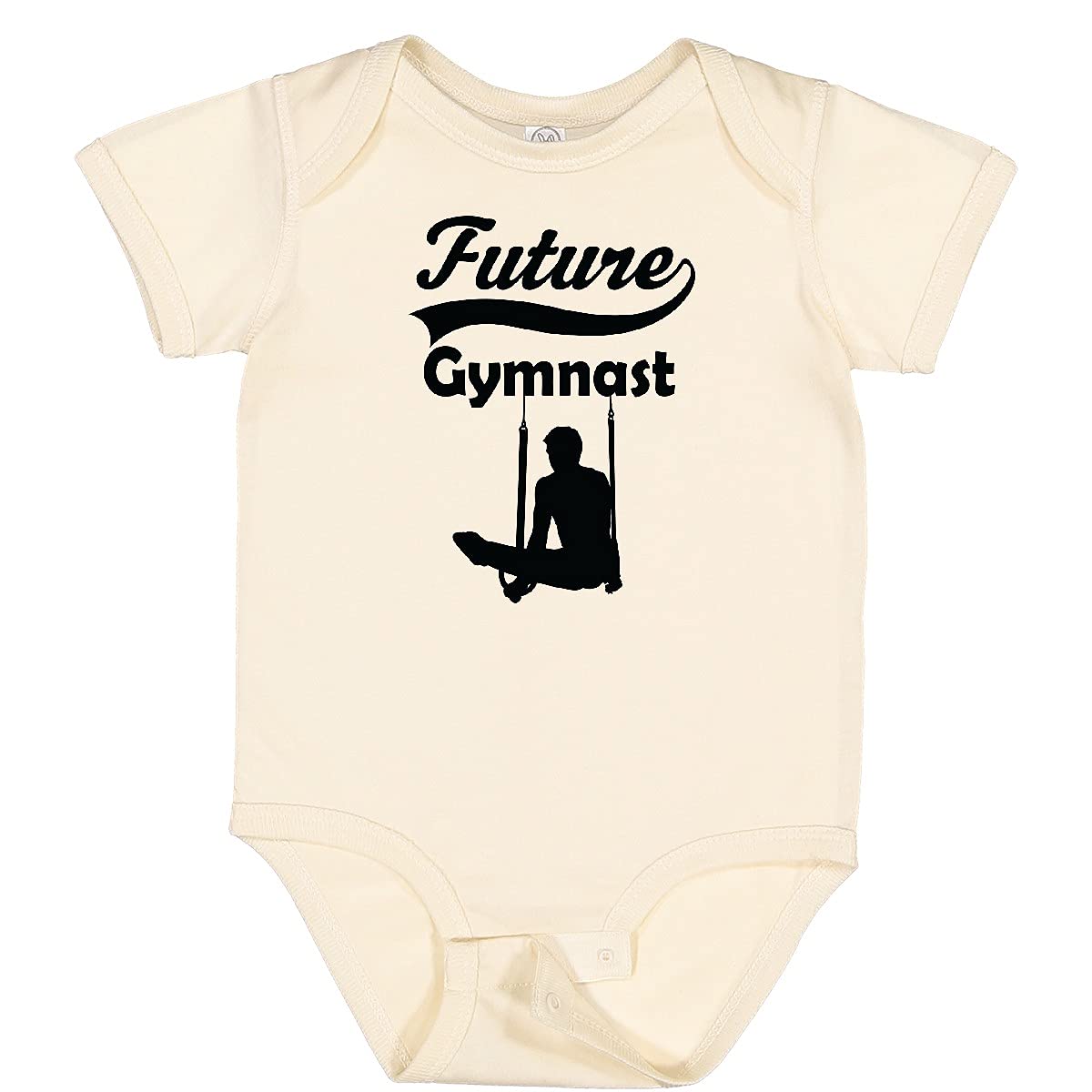 Inktastic Future Gymnast Baby Boy Bodysuit - Soft Cotton Onesie for Infants & Toddlers - Perfect for Playtime, Gym Classes & Cute Photo Shoots