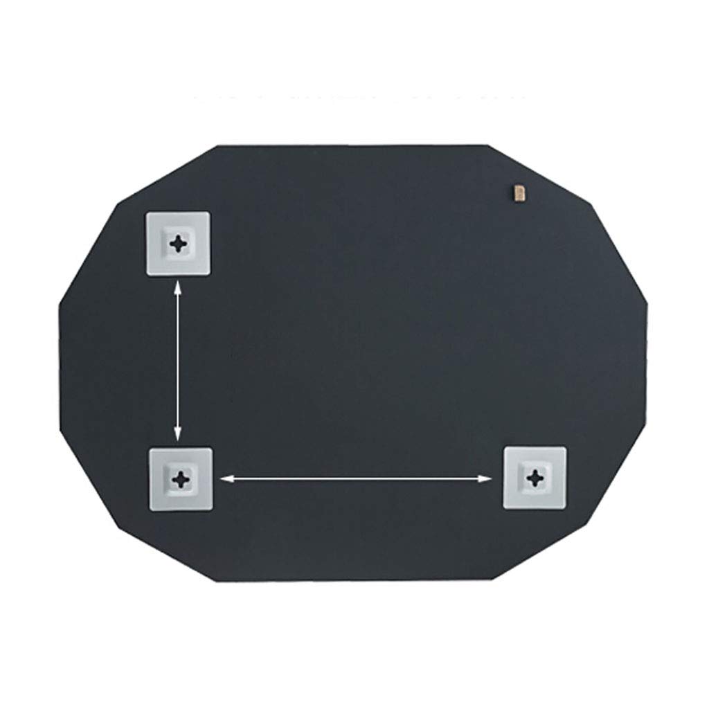 Frameless Crystal Diamond Beveled Wall Mirror for Bathroom & Dressing Room - Multi-Edge Design, Shatterproof, Easy Installation - Perfect for Vanity, Makeup, and Home Decor