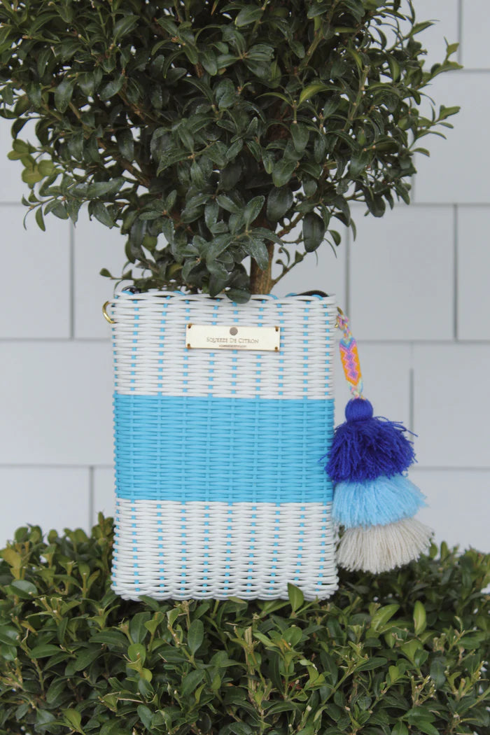 Blue Sky Lemon Drop Sprinkle - Egg Shaped Loom Band Strap Included - Perfect for DIY Bracelets, Keychains & Kids Crafts