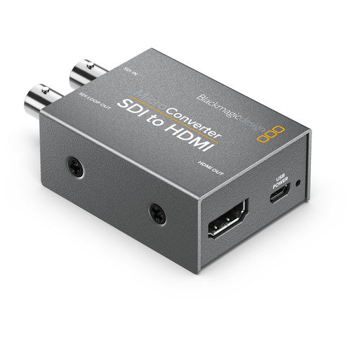 Blackmagic Design Micro Converter SDI to HDMI 4K - Professional Video Converter for Live Streaming, Broadcast & Studio Production