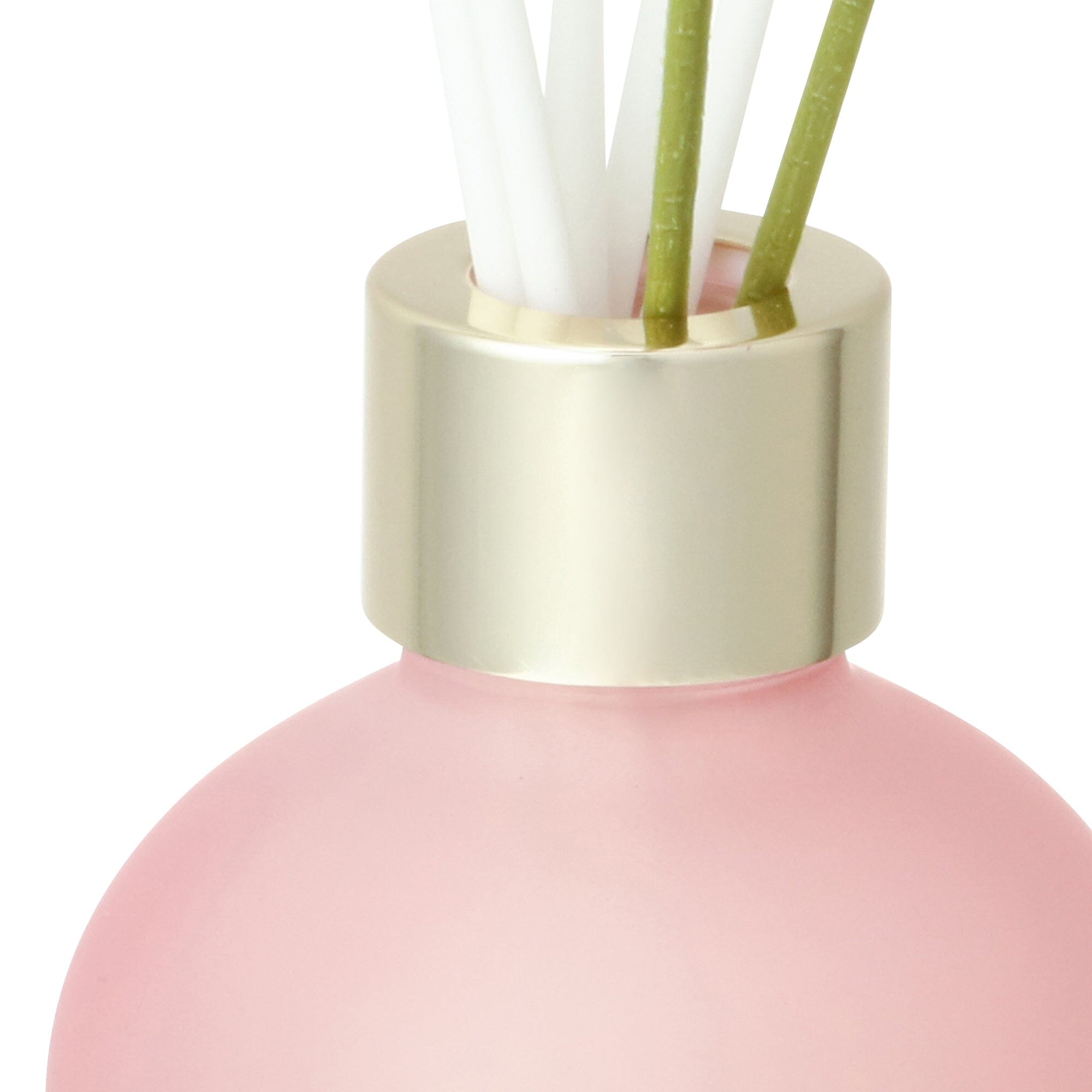 Fleurir Pink Fragrance Diffuser - Deep Amber & Floral Scented Essential Oil Reed Diffuser for Home, Office, Bedroom & Bathroom Aromatherapy