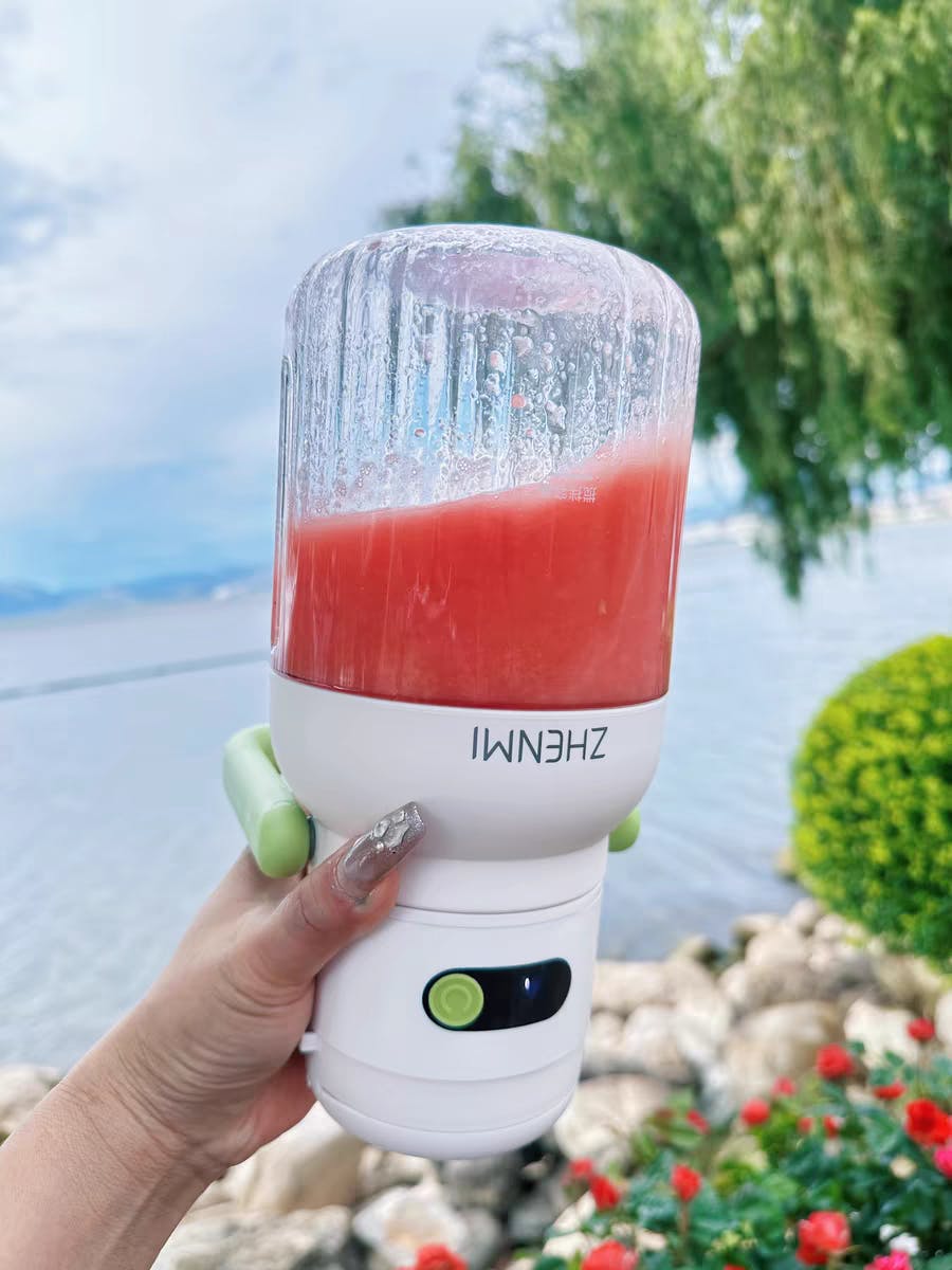 Milex Portable Travel Blender - Mini USB Rechargeable Smoothie Maker for Shakes, Juices & Protein Drinks - Perfect for Gym, Office, Camping & On-the-Go Lifestyle