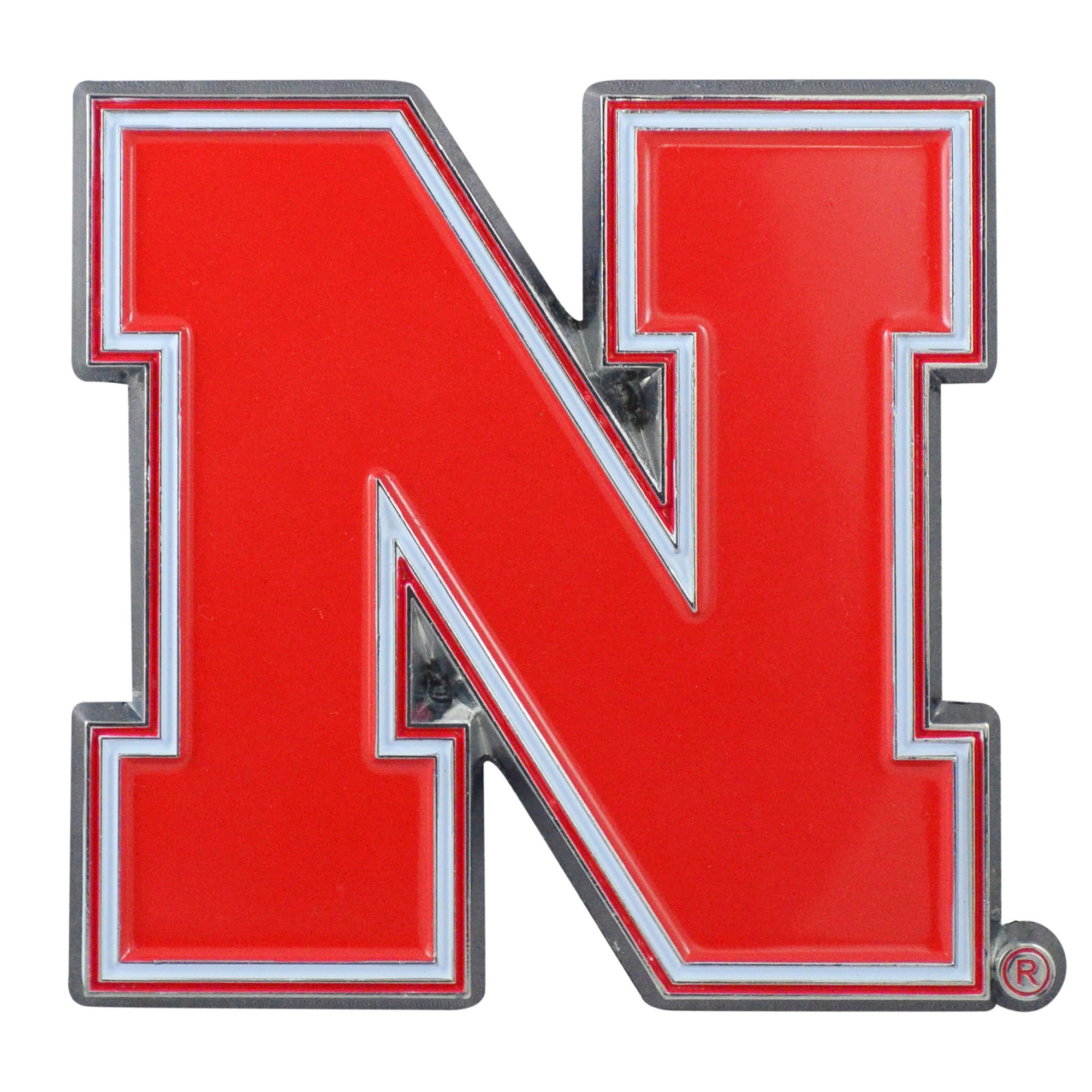 Nebraska Huskers 3D Color Metal Emblem - Premium Car Badge & Decoration for Fans, Vehicles, Walls & Gifts | Show Your Team Spirit Anywhere