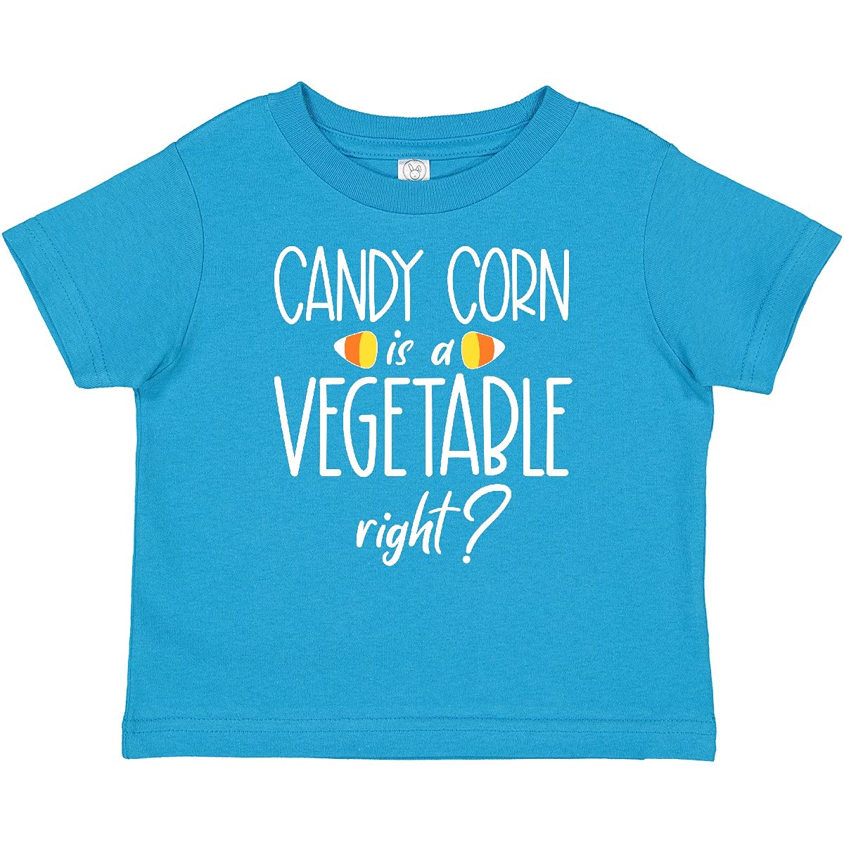 Inktastic Halloween 'Candy Corn is a Vegetable' Funny Baby T-Shirt - Cute Halloween Outfit for Infants & Toddlers