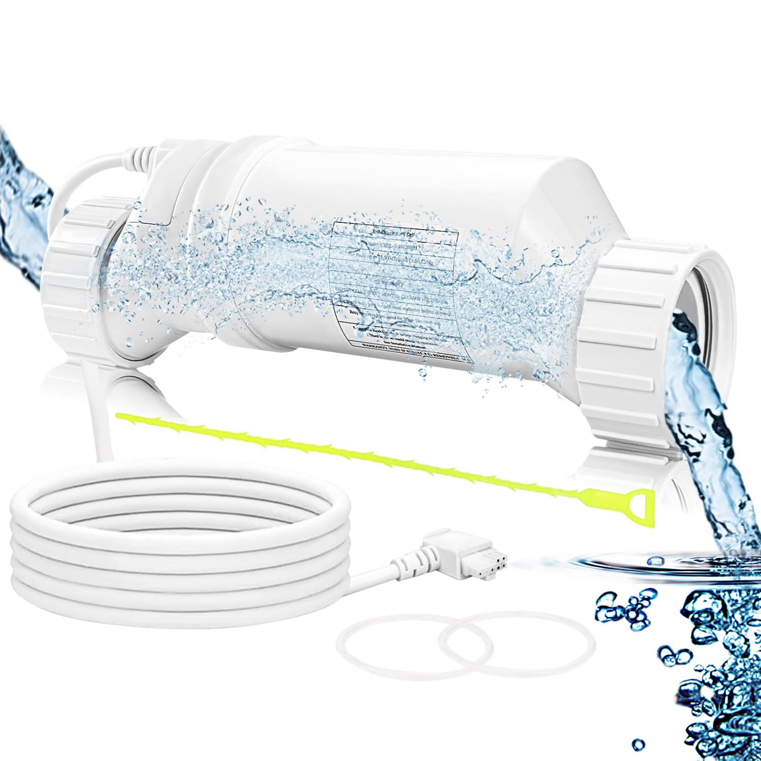 Hayward T-Cell-3 Compatible Salt Chlorine Generator | 15,000 Gallon Pool Salt Cell Replacement | In-Ground Swimming Pool Chlorination System | Perfect for Backyard Pool Maintenance & Water Sanitation