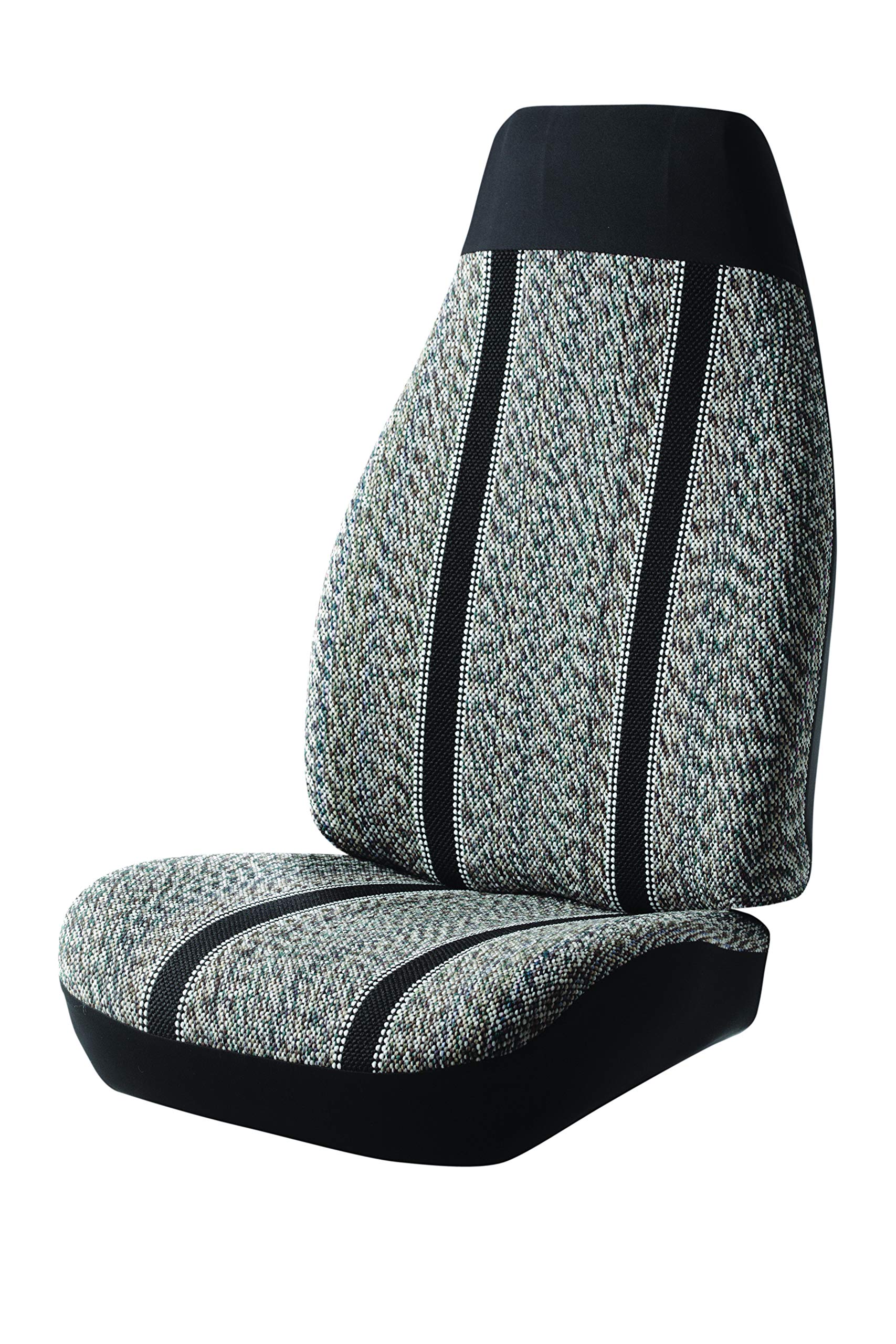 Fia TR42-17 BLACK Custom Fit Rear Seat Cover 60/40 Split - Saddle Blanket Style for Trucks & SUVs | Durable & Stylish Protection for Pets, Kids & Spills | Perfect for Road Trips & Daily Commutes