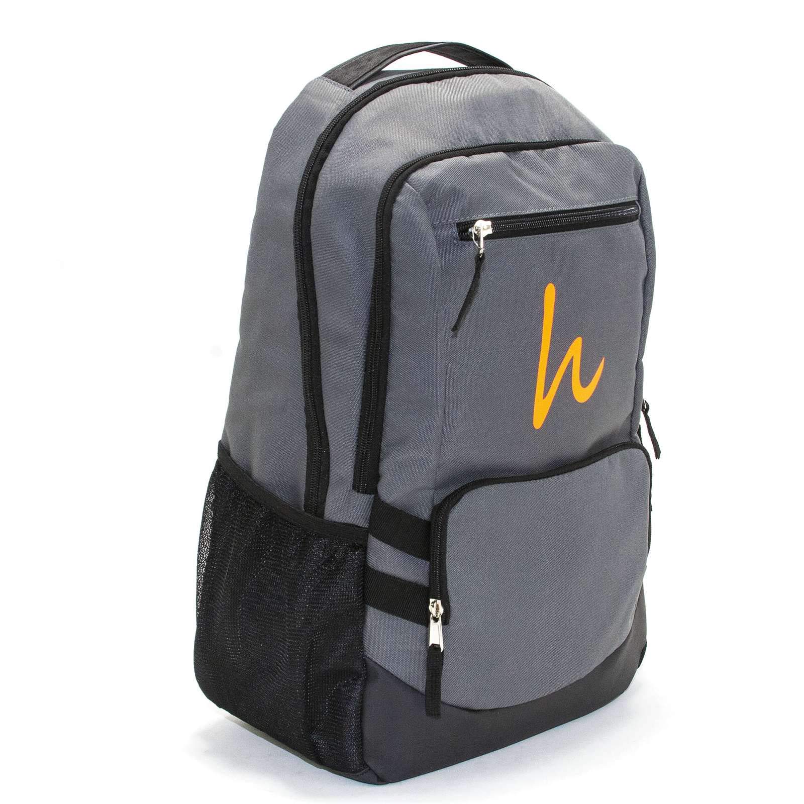 17 Inch Hakki Lightweight Laptop Backpack with Padded Sleeve - Waterproof Travel Rucksack for Men & Women (Gray) - Perfect for Work, School, College and Outdoor Adventures