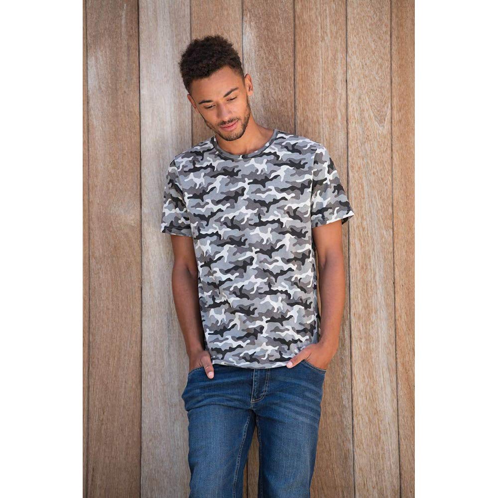 Men's Camouflage T-Shirt - Military Style Camo Tee for Outdoor Hunting & Casual Wear | Breathable Cotton Comfort Fit T-Shirt for Hiking, Camping & Everyday Use
