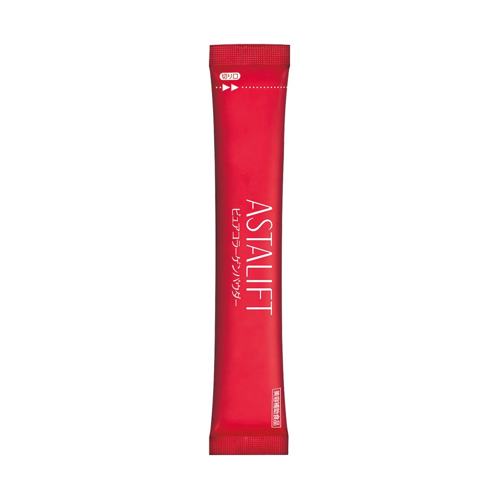 Astalift Pure Collagen Powder - 30 Single Serve Sachets for Skin Hydration & Anti-Aging | Perfect for Daily Beauty Routine & Travel