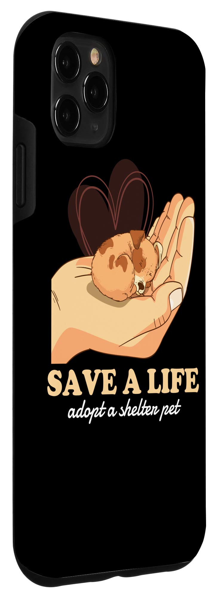 iPhone 11 Pro Max Case - Premium Rescued Dog Adoption Design for Animal Lovers | Perfect Gift for Pet Owners & Dog Rescue Supporters