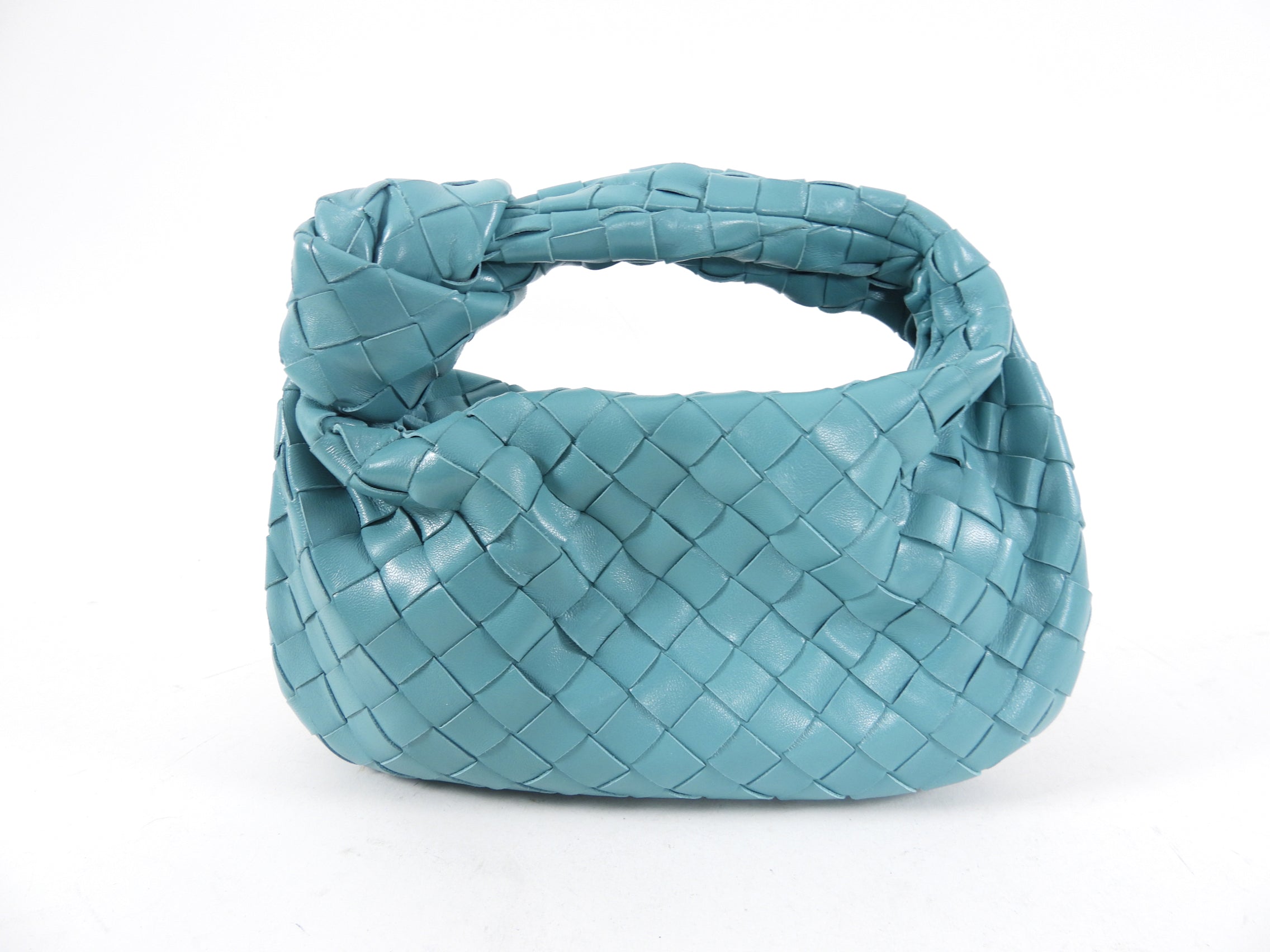 Bottega Veneta Mini Jodie Intrecciato Leather Crossbody Bag for Women - Luxury Designer Handbag for Everyday Use, Work & Travel