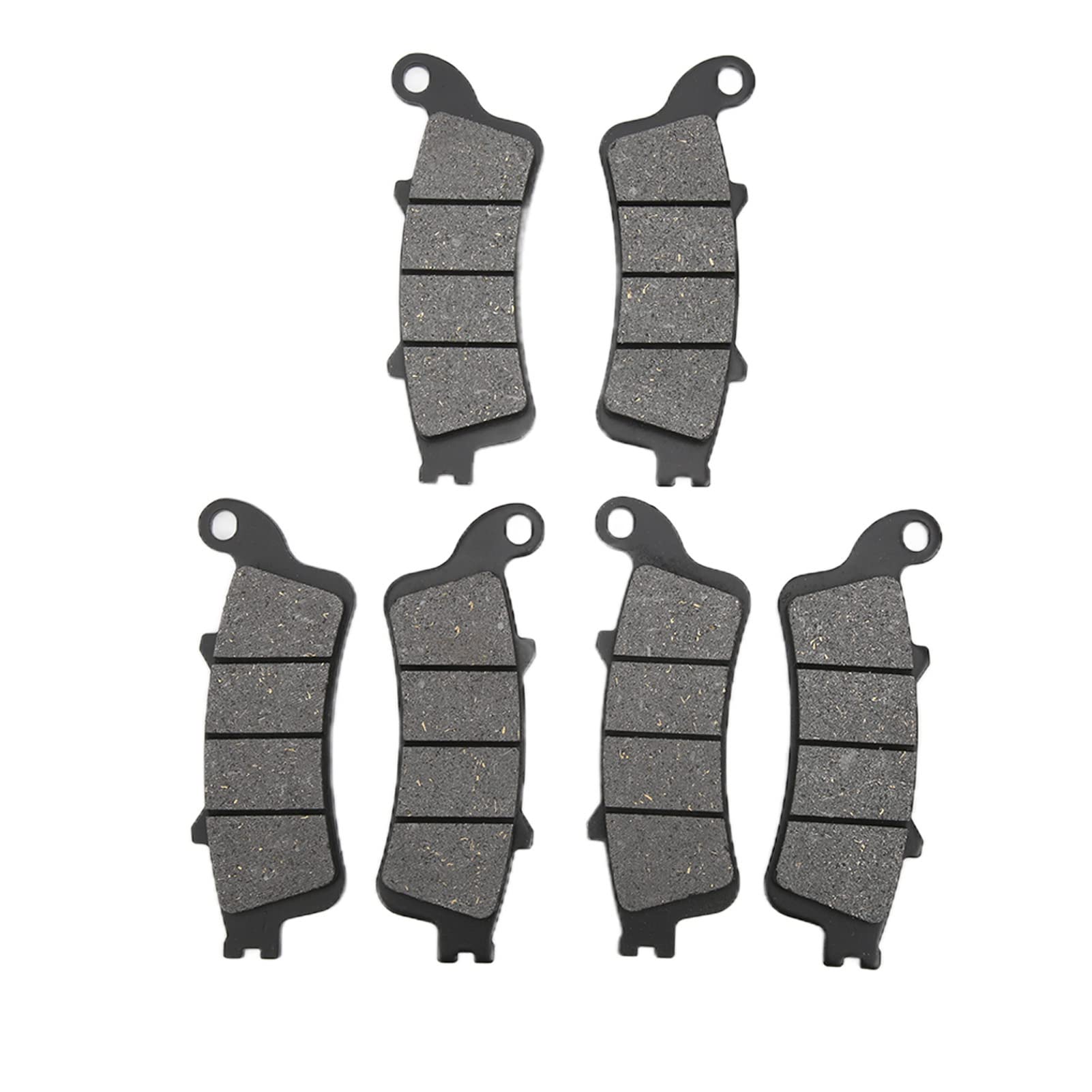 High-Performance Motorcycle Brake Pads - 3 Pairs Front & Rear Metal Brake Pads for Honda VFR750 1988-1997 - Durable Friction Pads Replacement Parts for Enhanced Stopping Power - Perfect for City Commuting, Highway Riding & Track Days