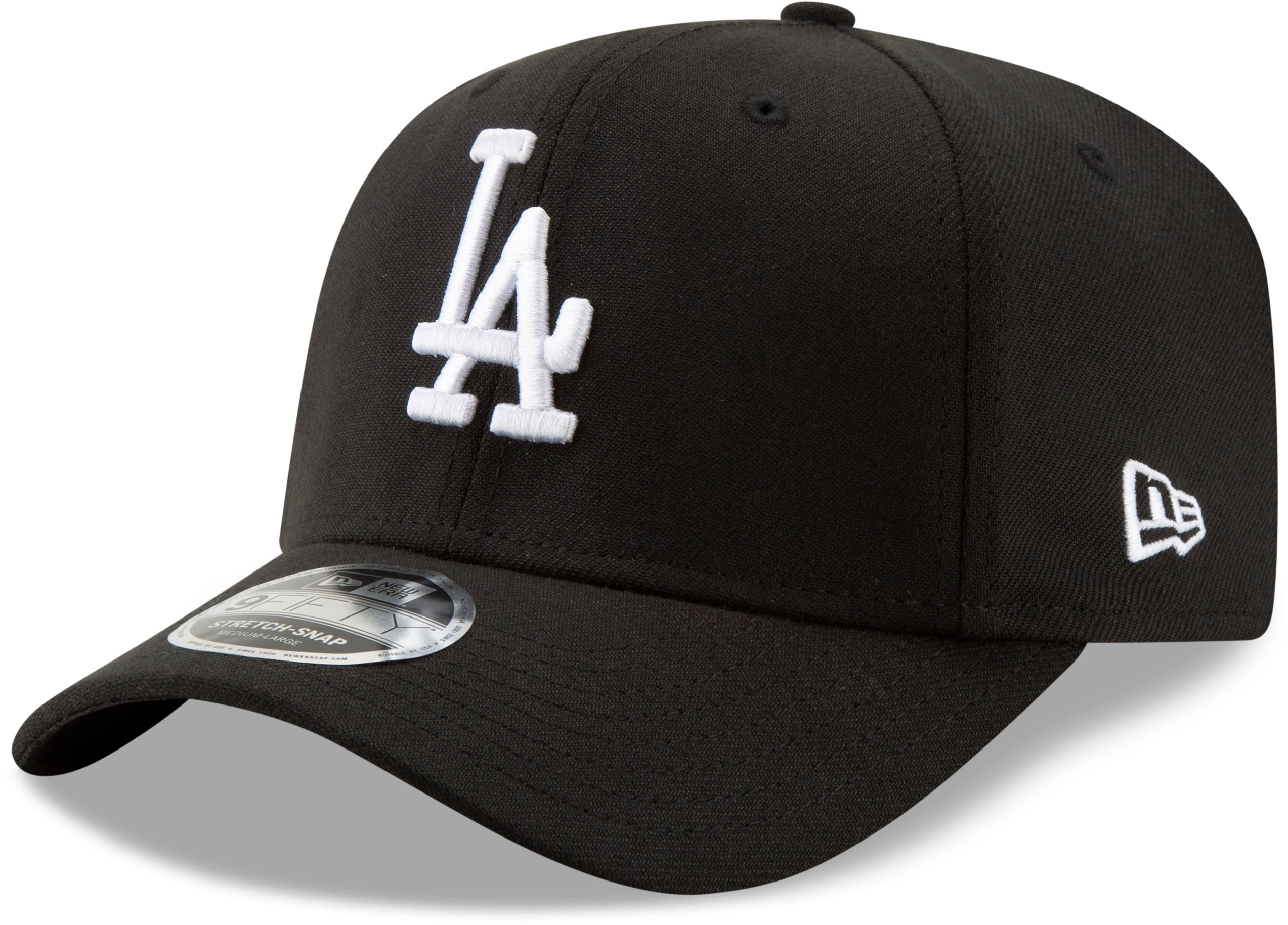 LA Dodgers New Era 950 Black Stretch Snapback Adjustable Baseball Hat - Perfect for Games, Fan Gear & Streetwear Fashion