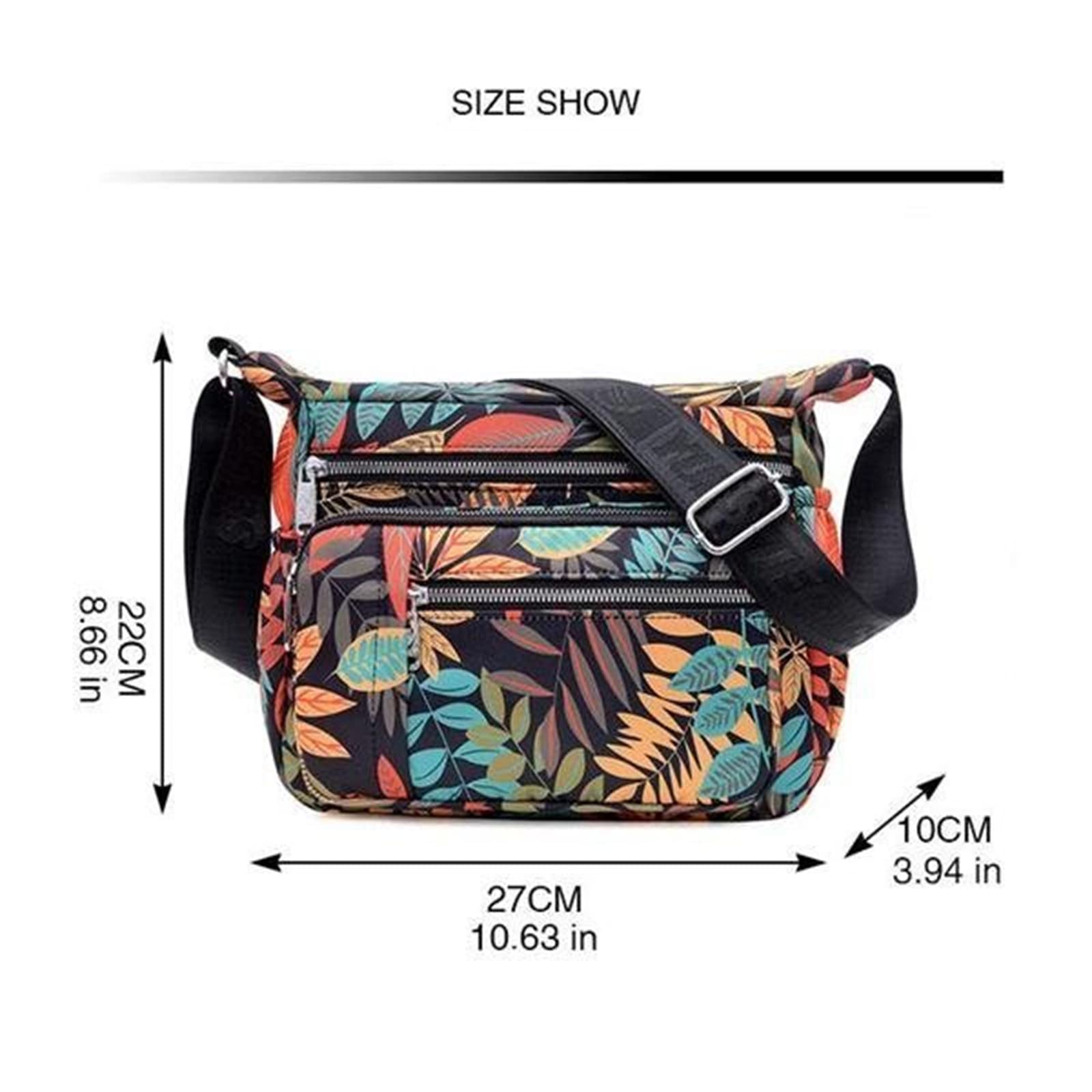 Stylish Women's Messenger Bag - Crossbody Purse with Multiple Pockets for Work, Travel & Everyday Use | Fashionable Ladies Handbags & Shoulder Bags