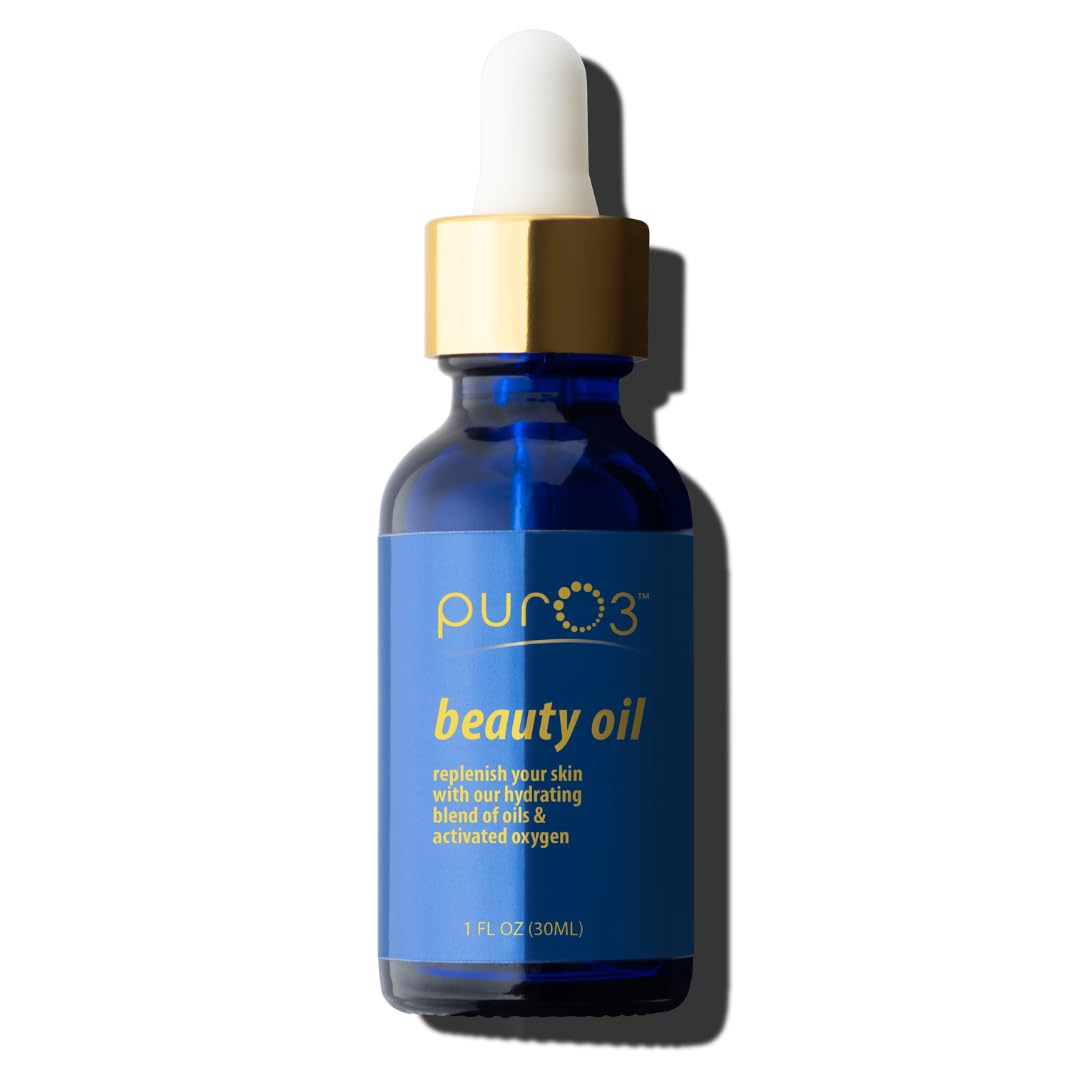 PurO3 Vegan Hydrating Face Oil with Oxygen - 30ml for Radiant Skin & Daily Glow