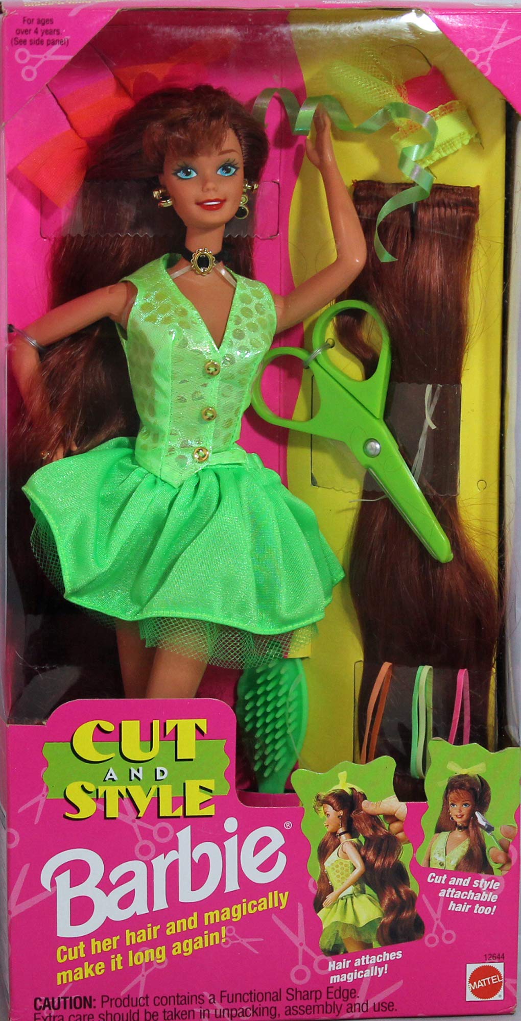 1994 Mattel Barbie Cut & Style Doll - Perfect for Collectors & Play