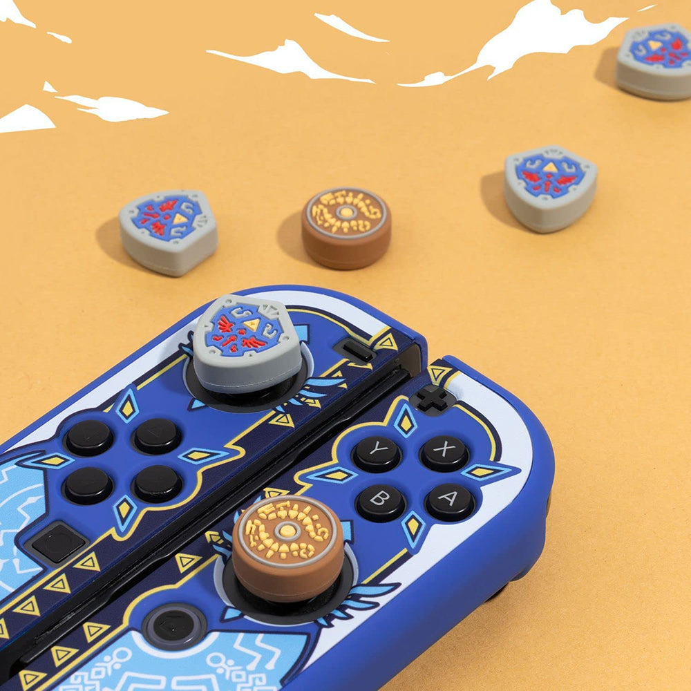 Premium Zelda Thumb Grips for Nintendo Switch Joy-Con - Ergonomic Gaming Accessories for Enhanced Control & Comfort - Perfect for Breath of the Wild & Super Smash Bros