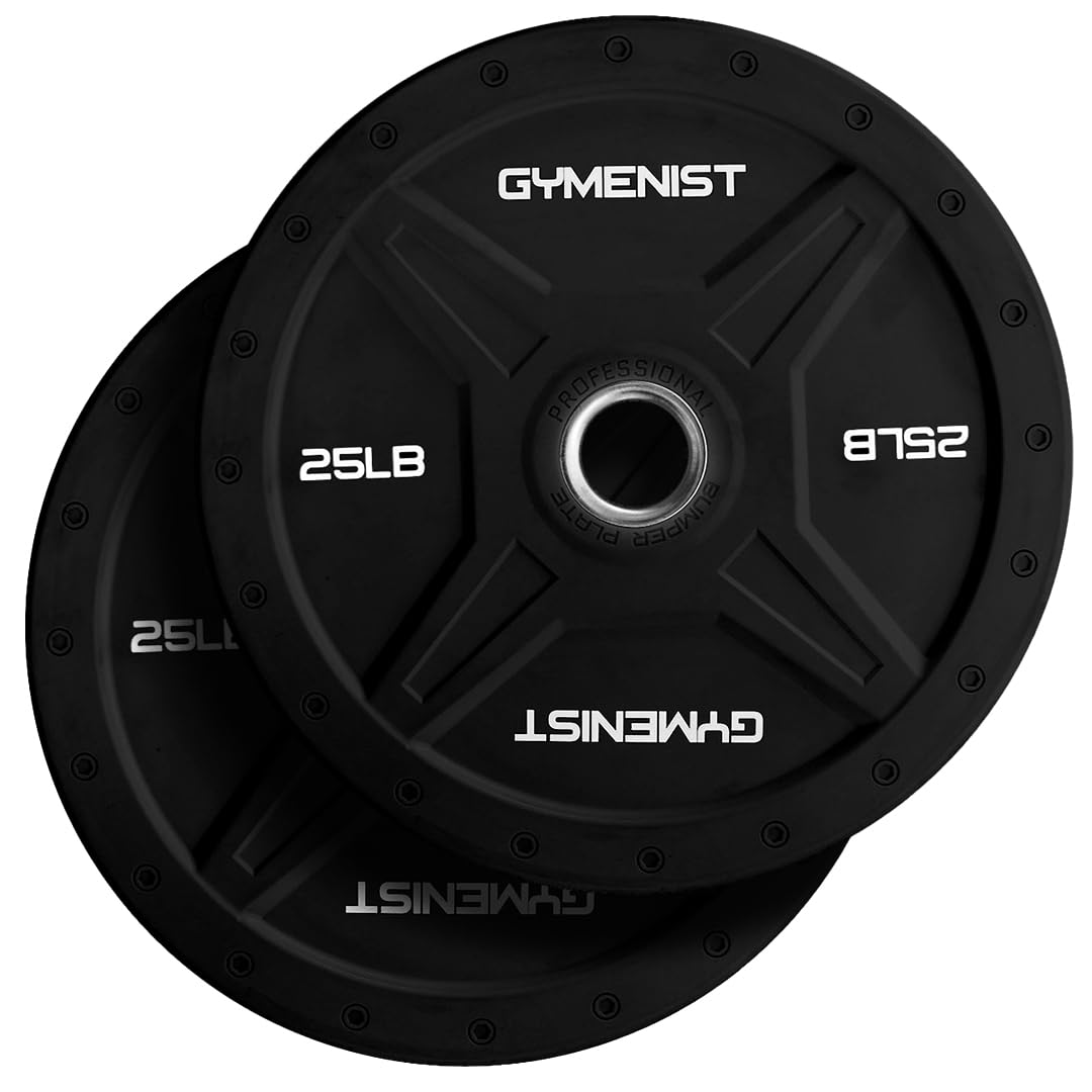 Premium GYMENIST Bumper Plates for 2