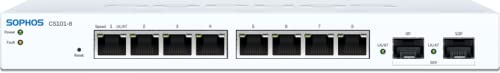 Sophos CS101-8 Network Switch with 1-Year Support & Services - EUS Power Adapter (C18A1CSEK) - Ideal for Small Business Networks & Secure IT Infrastructure