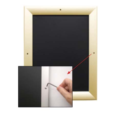48x84 Extra Large & Deep Poster Snap Frames with Security Screws - Perfect for Mounted Graphics, Trade Shows, and Retail Displays