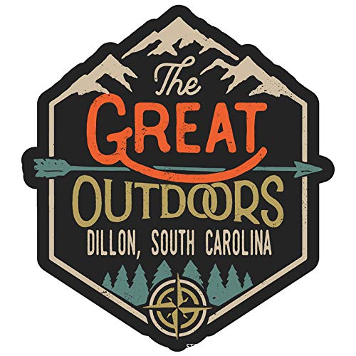 Dillon South Carolina The Great Outdoors Design 4-Inch Fridge Magnet - Collectible Souvenir for Travel Lovers, Perfect for Refrigerators, Lockers & Office Decor