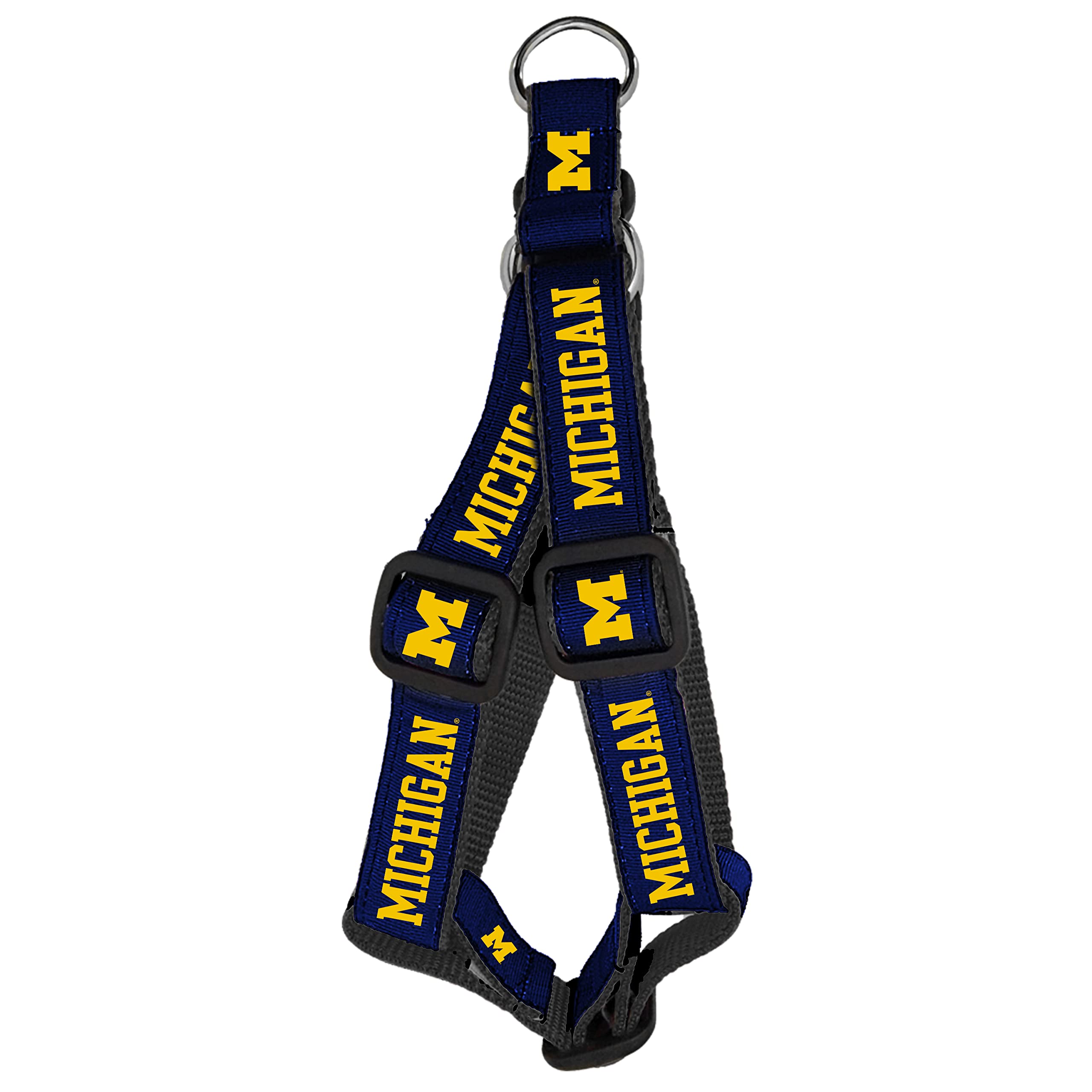 NCAA Collegiate Dog Harness - Adjustable Pet Vest for Small Medium Large Dogs - Perfect for College Game Day, Walks & Outdoor Adventures
