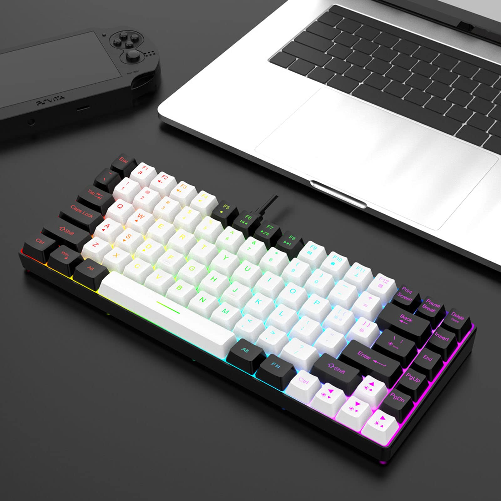 Annadue 84-Key RGB Mechanical Keyboard for Gaming & Office