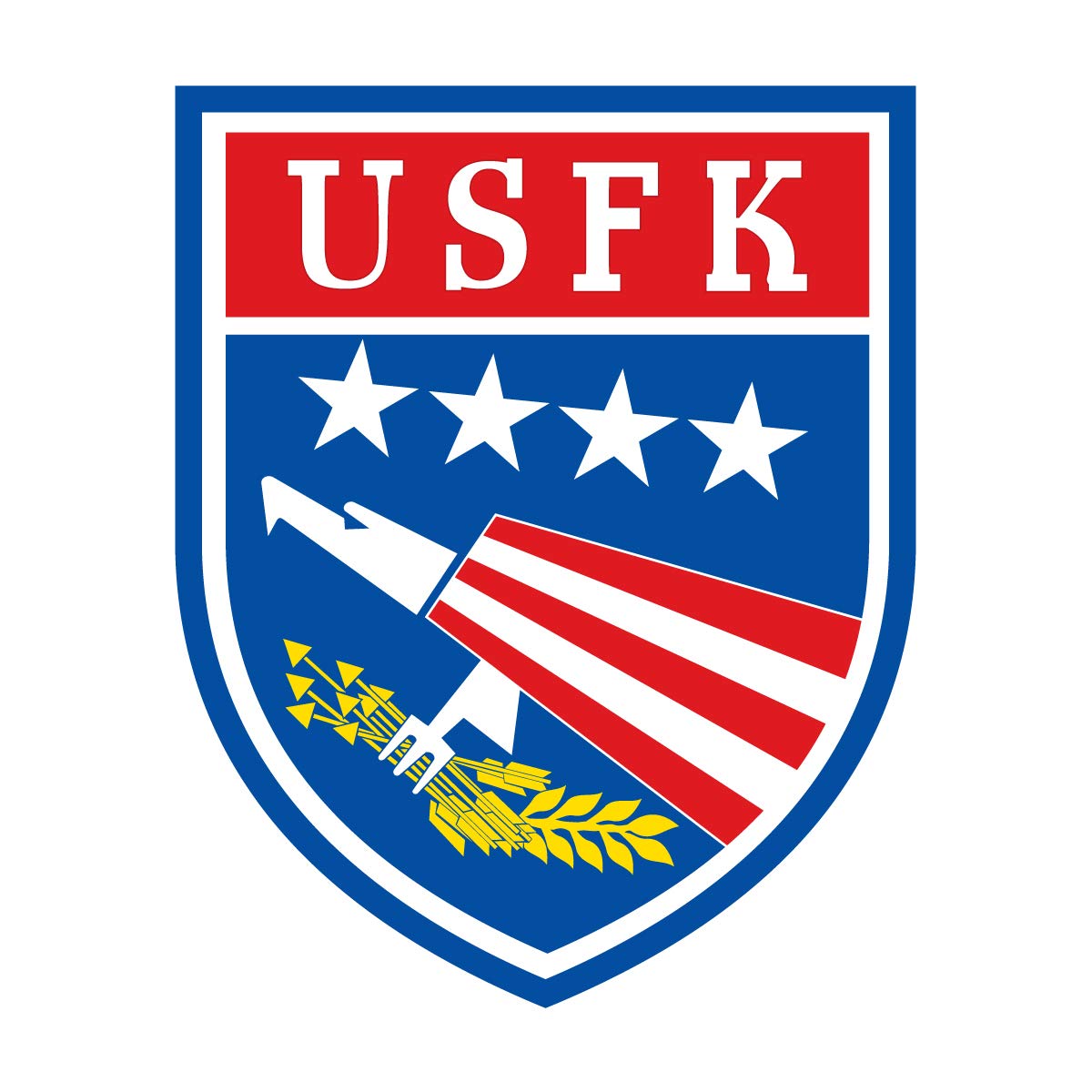 US Army Division - Army Forces Korea Emblem 4 Inch Full Color Vinyl Decal for Milk Mug - Patriotic Military Gift for Veterans & Collectors - Perfect for Coffee Cups, Tumblers & DIY Projects
