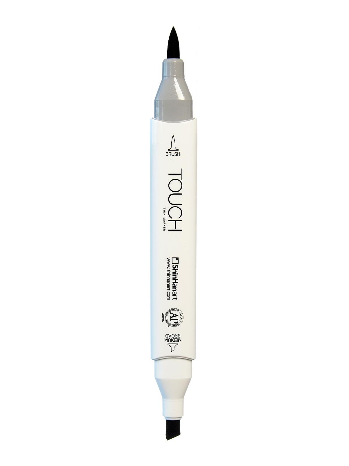 ShinHan Touch Twin Brush Markers - Greyish Green Deep G241 (3-Pack) | Dual Tip Alcohol-Based Art Markers for Calligraphy, Illustration & Coloring | Perfect for Artists, Designers & Adult Coloring Books