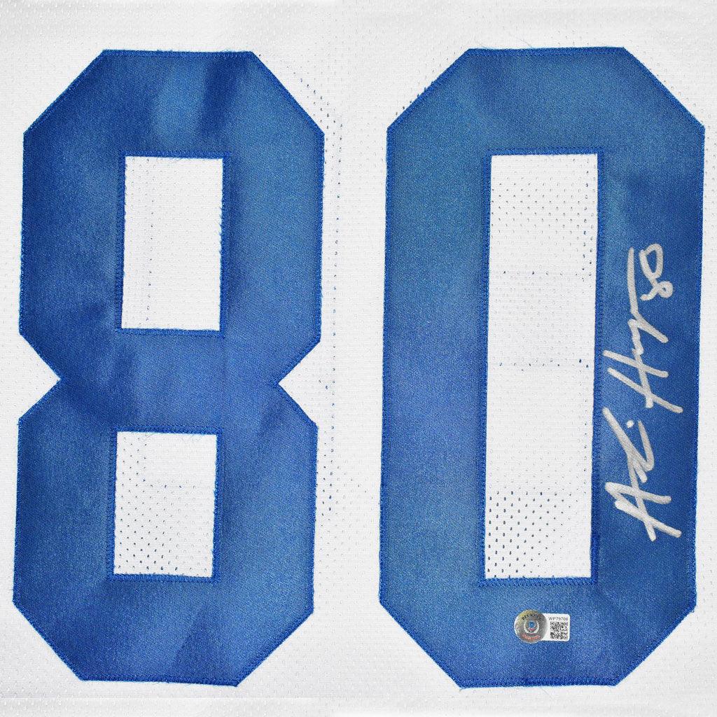 Alvin Harper Autographed Dallas Cowboys White Football Jersey - Beckett Certified - Perfect for Collectors, Fans, and Sports Memorabilia Displays