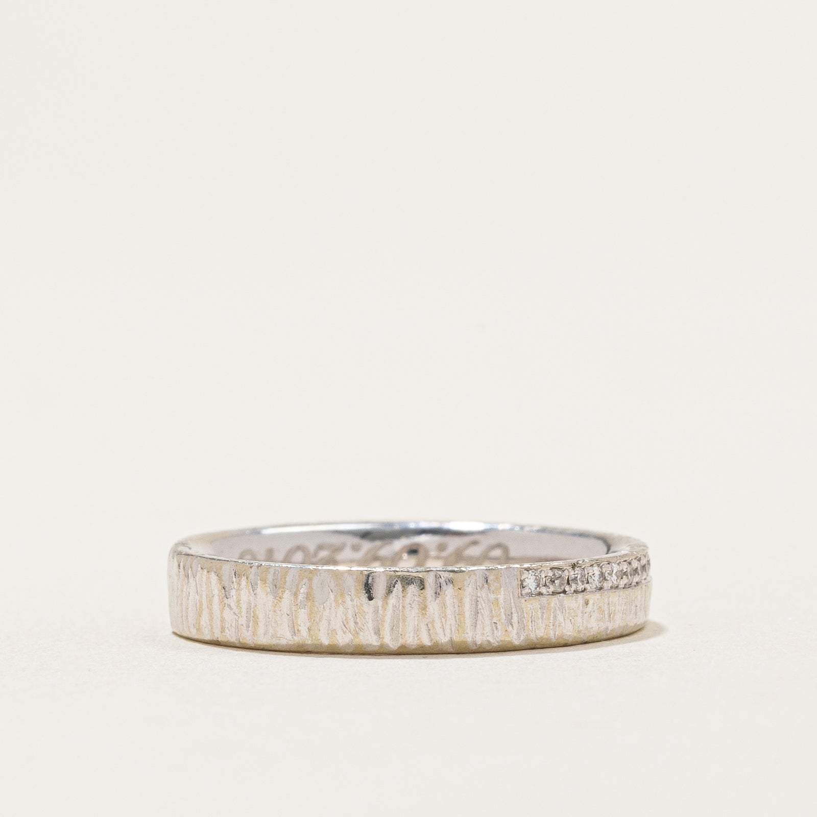 0.018ctw Diamond Accent Wedding Band Ring - Size 5 | Elegant Stackable Ring for Women | Perfect for Engagement, Anniversary & Everyday Wear