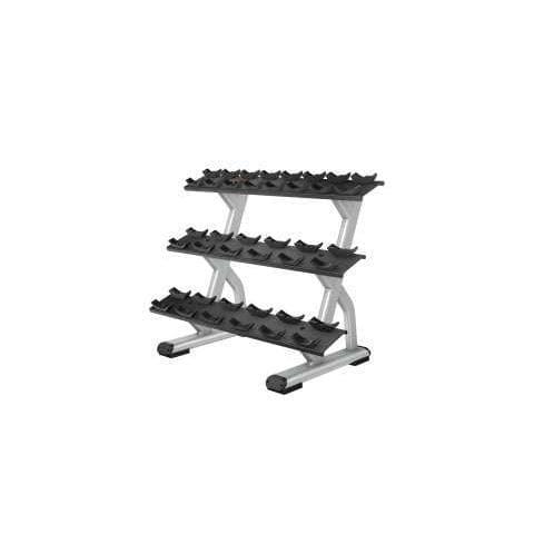 Precor Discovery Series Beauty Bell Rack (DBR0813) - Premium Dumbbell Storage for Home & Commercial Gyms - Perfect for Weight Training & Fitness Studios